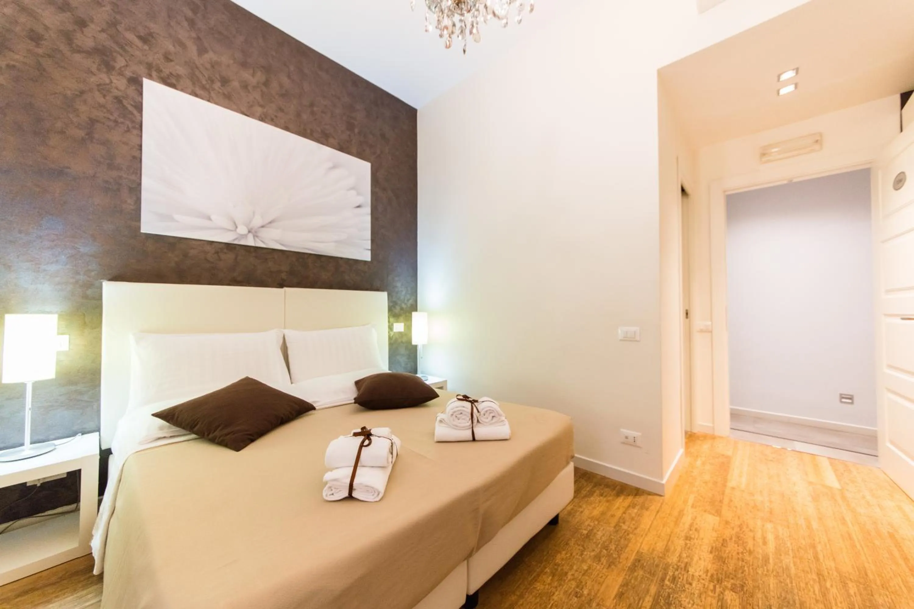 Bed in Residenza Alexander Guest House