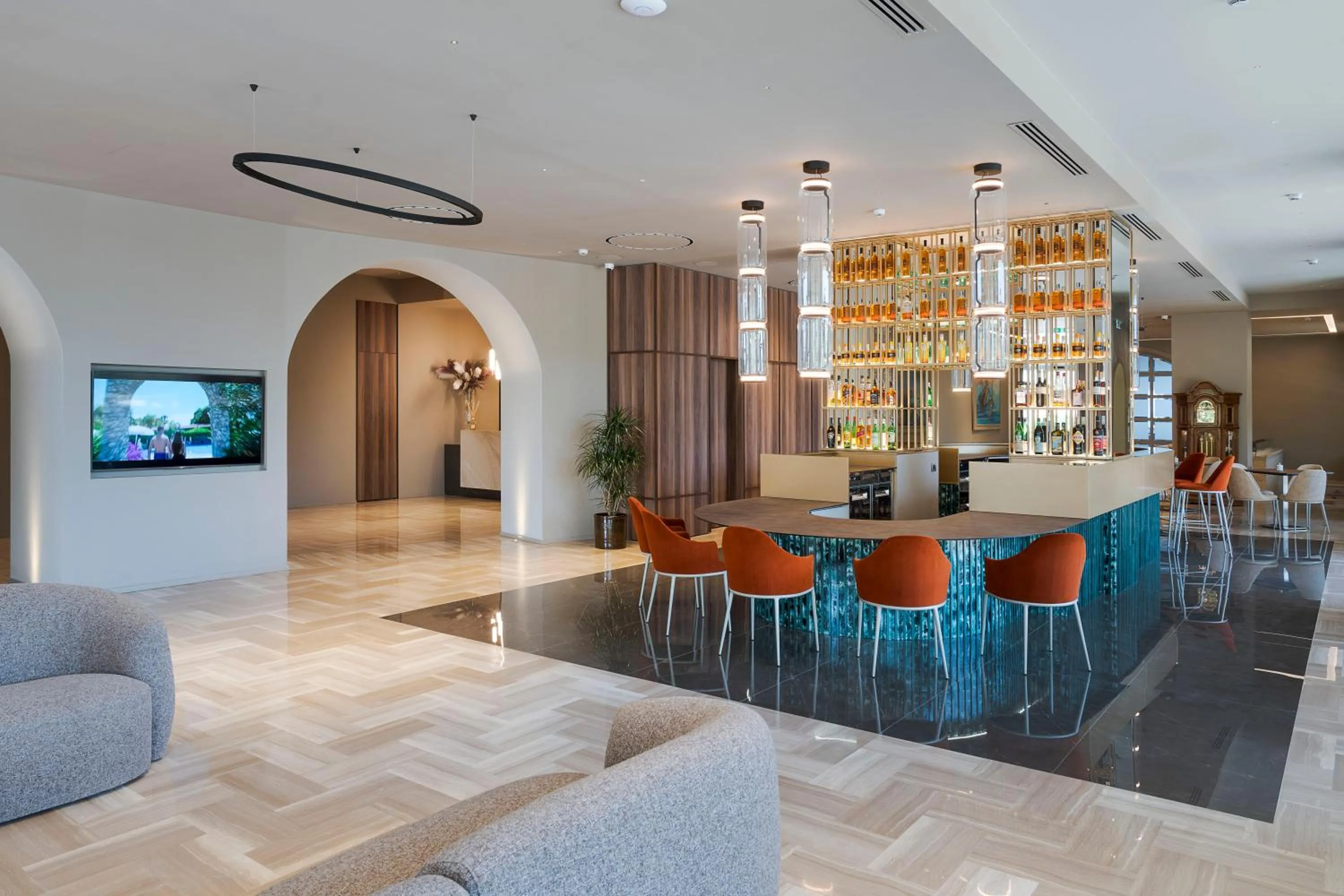 Lobby or reception in Sant Alphio Garden Hotel & SPA