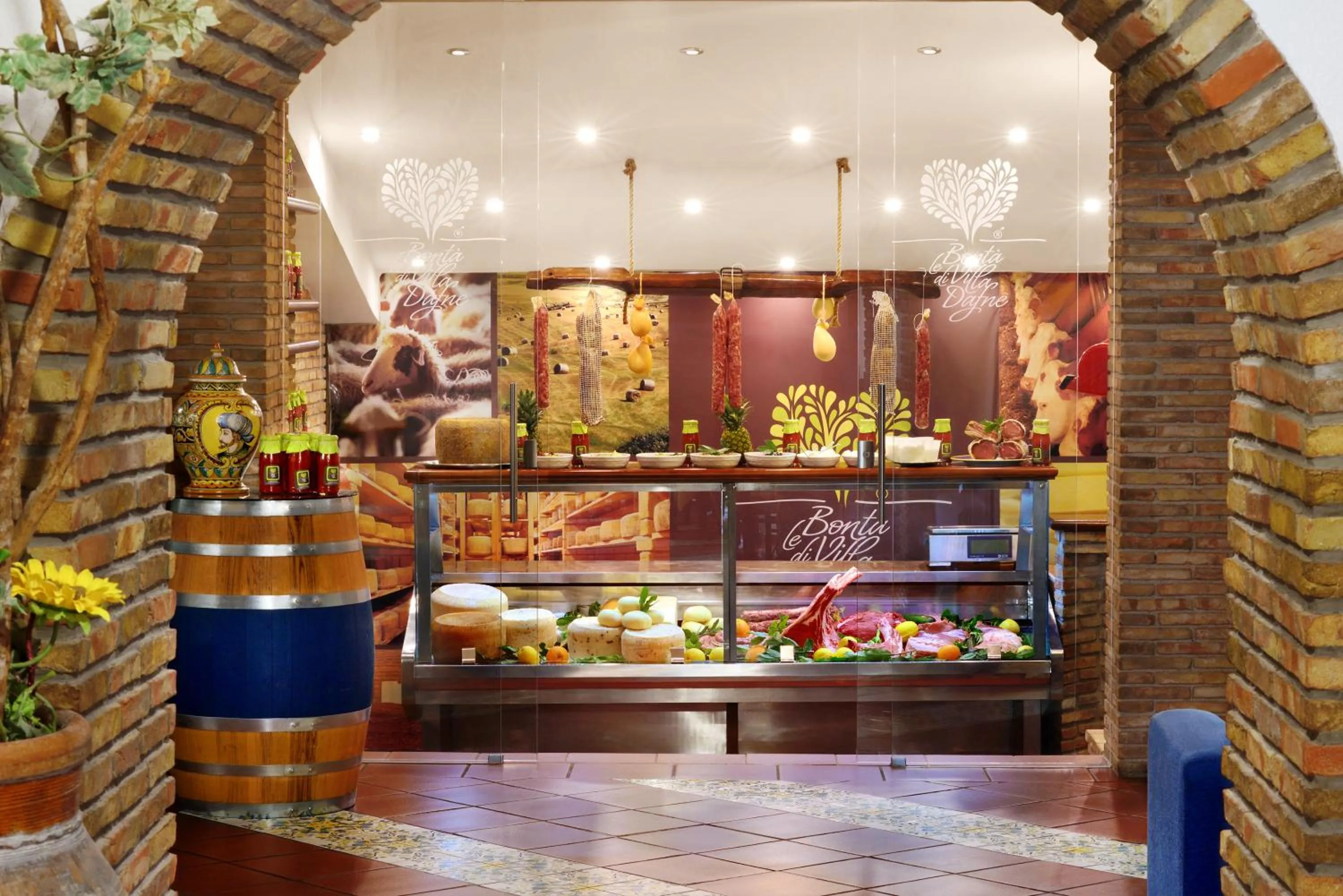 Shopping Area in Villa Dafne