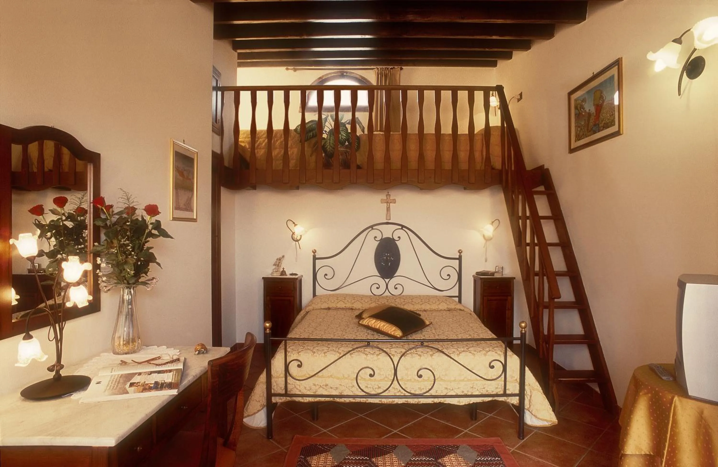 Bedroom, Bed in Villa Dafne