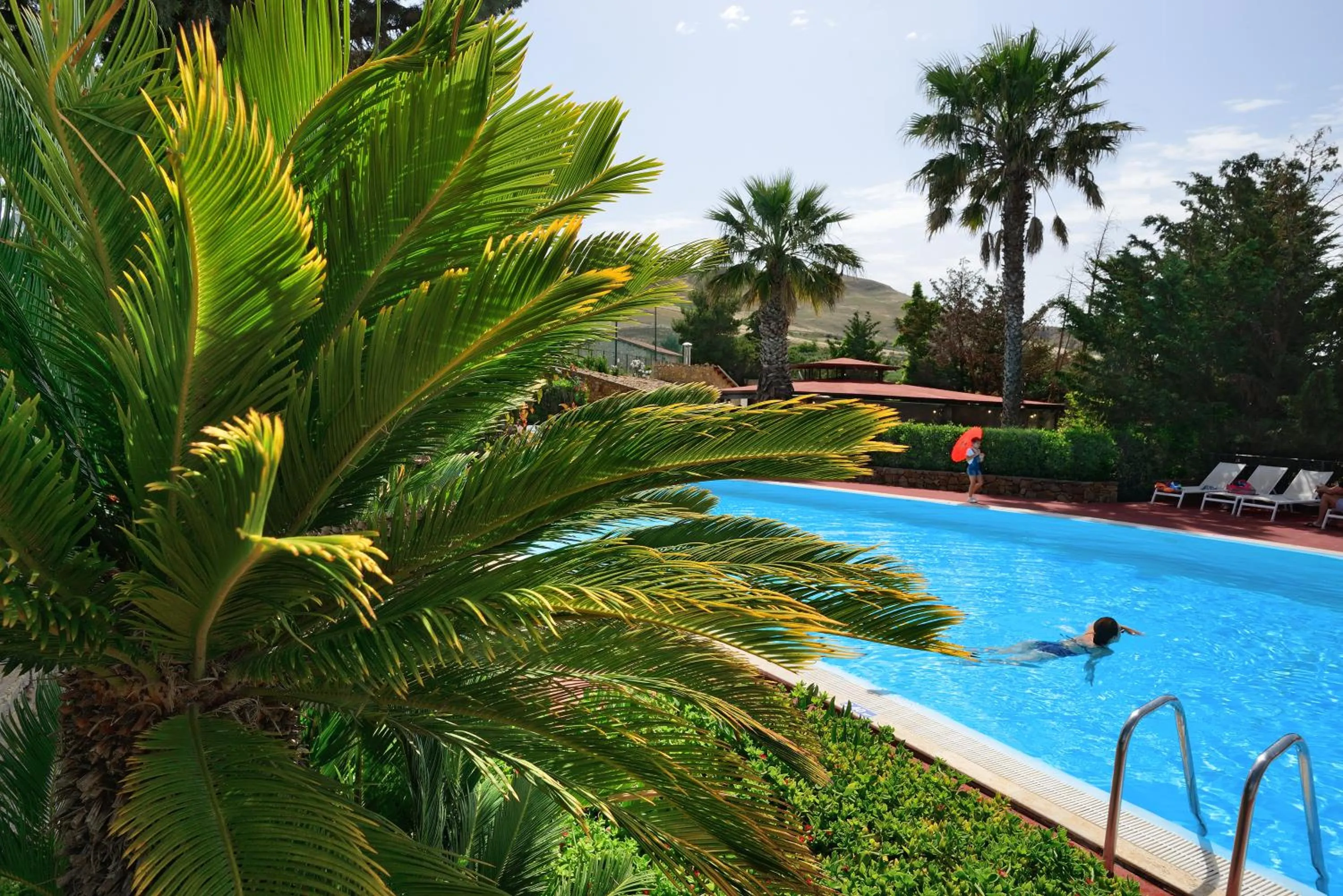 Pool view in Villa Dafne