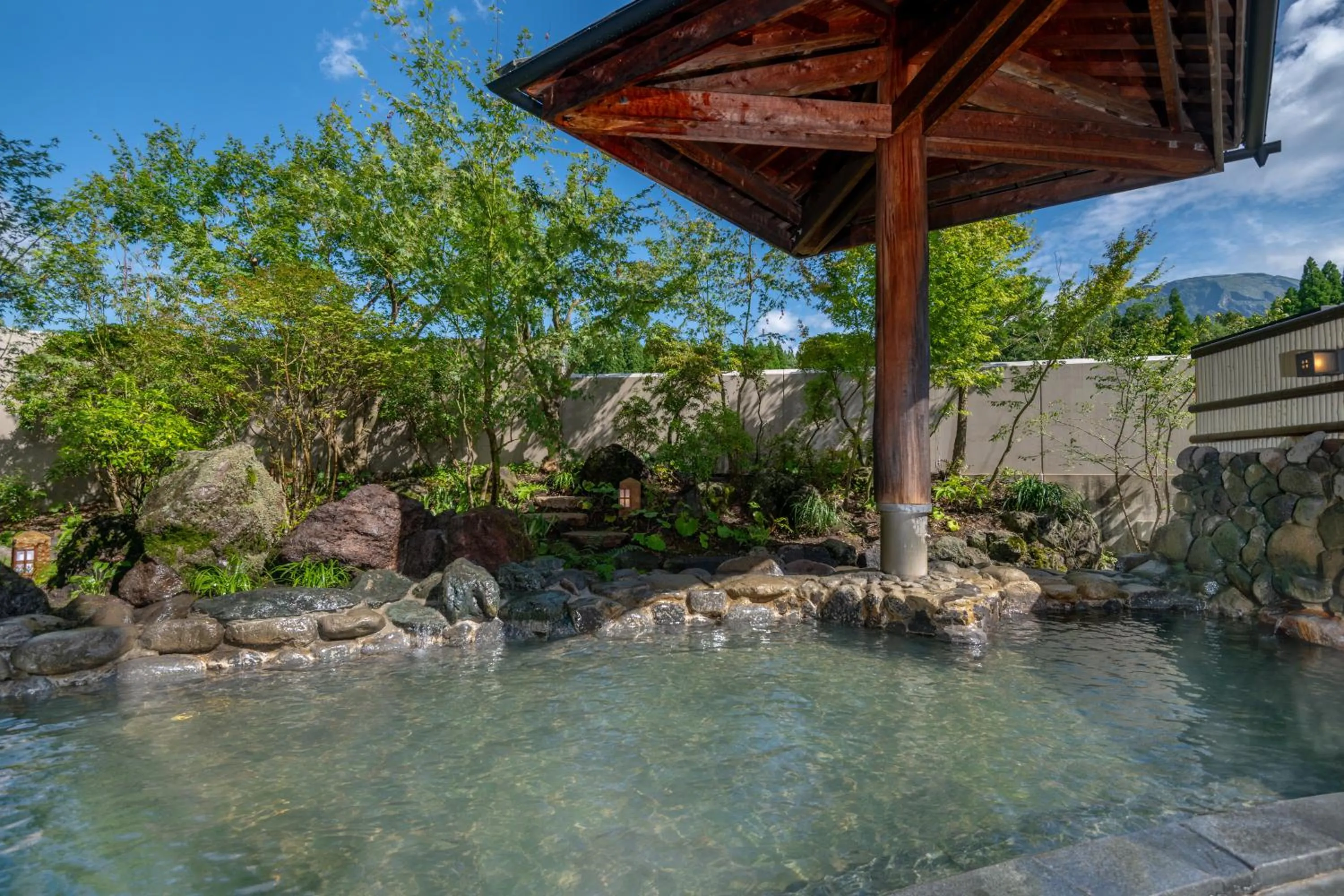 Hot Spring Bath in KAMENOI HOTEL Aso