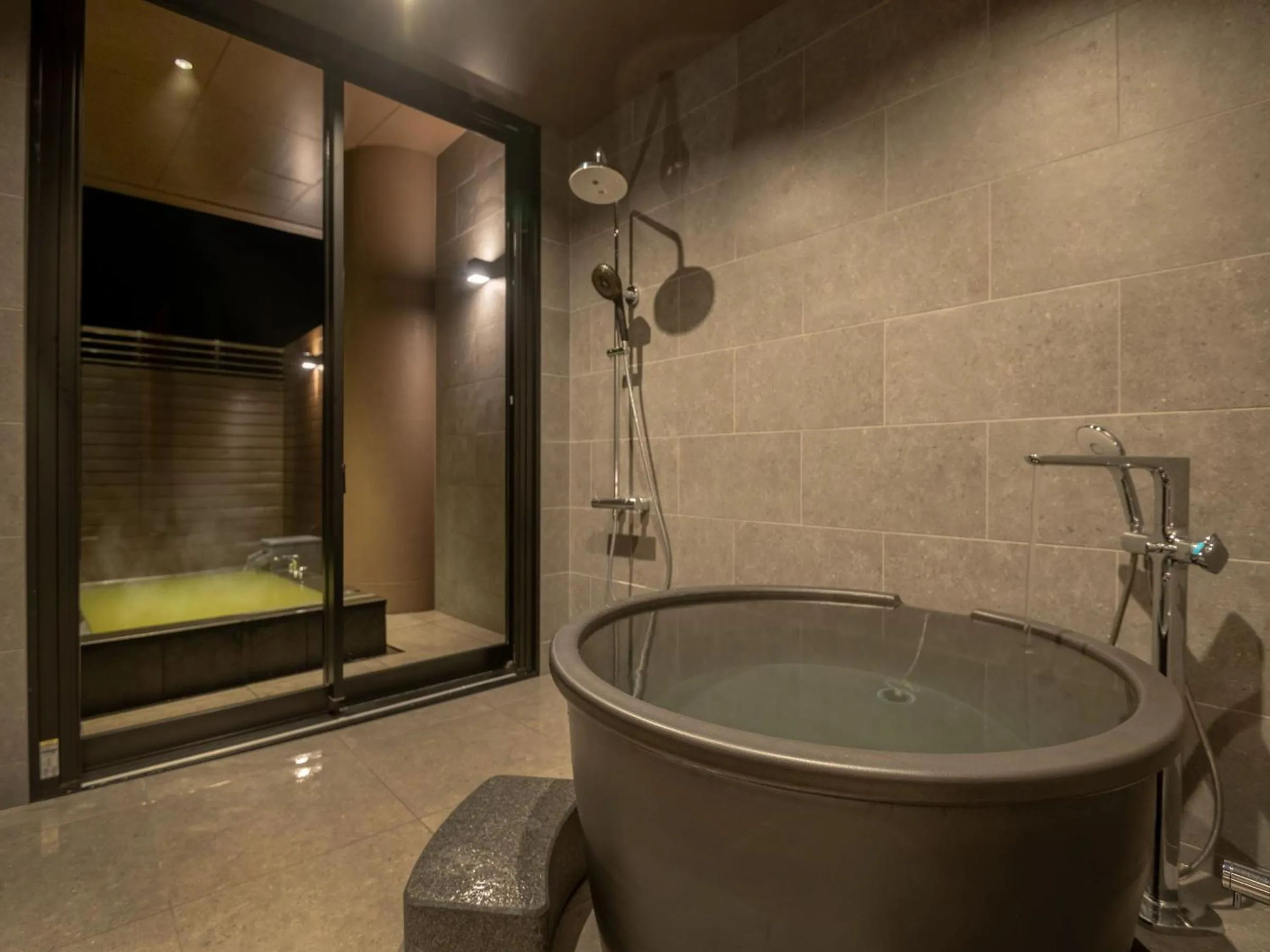 Open Air Bath in KAMENOI HOTEL Aso