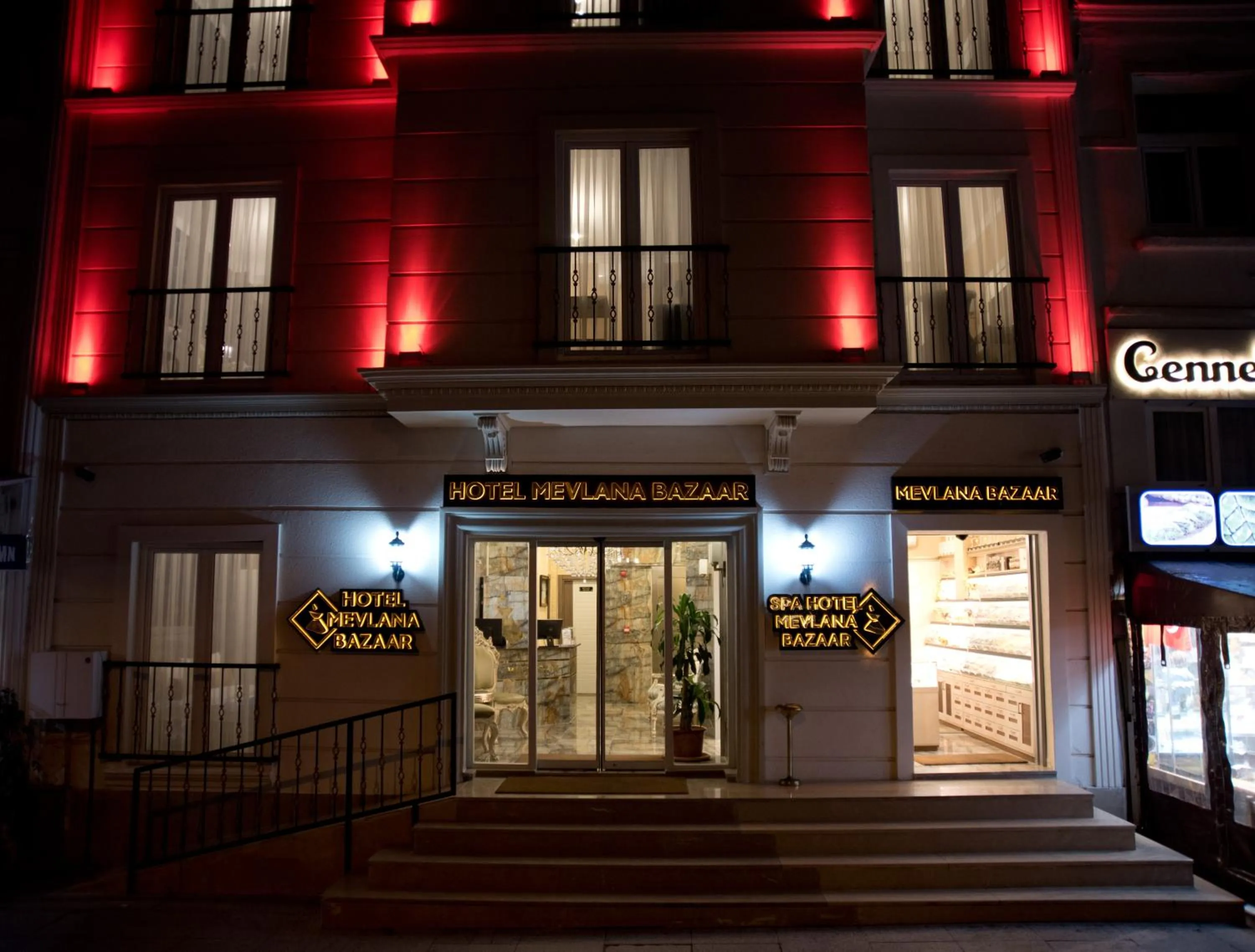 Facade/entrance in Hotel Mevlana Bazaar