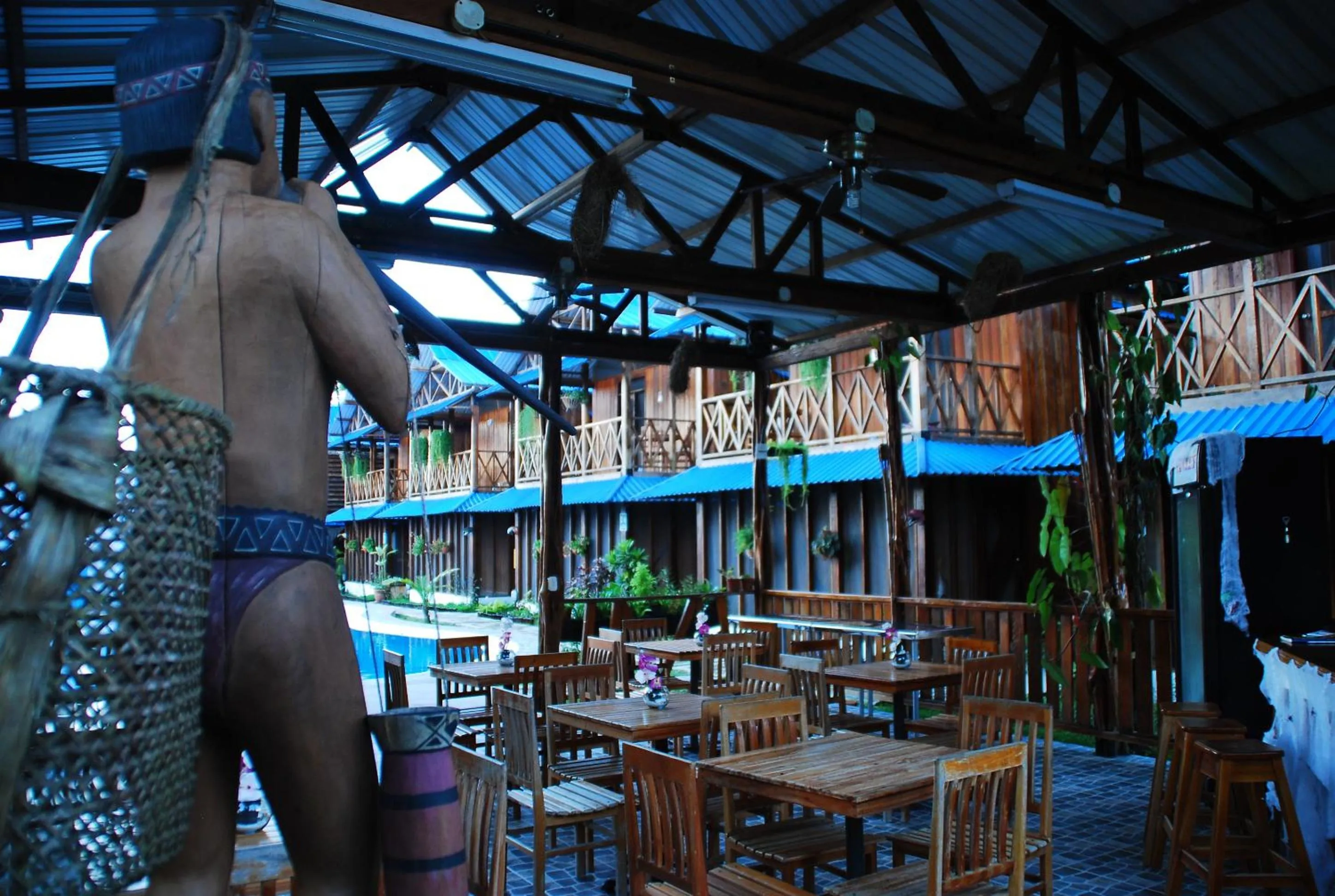 Seating area in Hotel Utüane