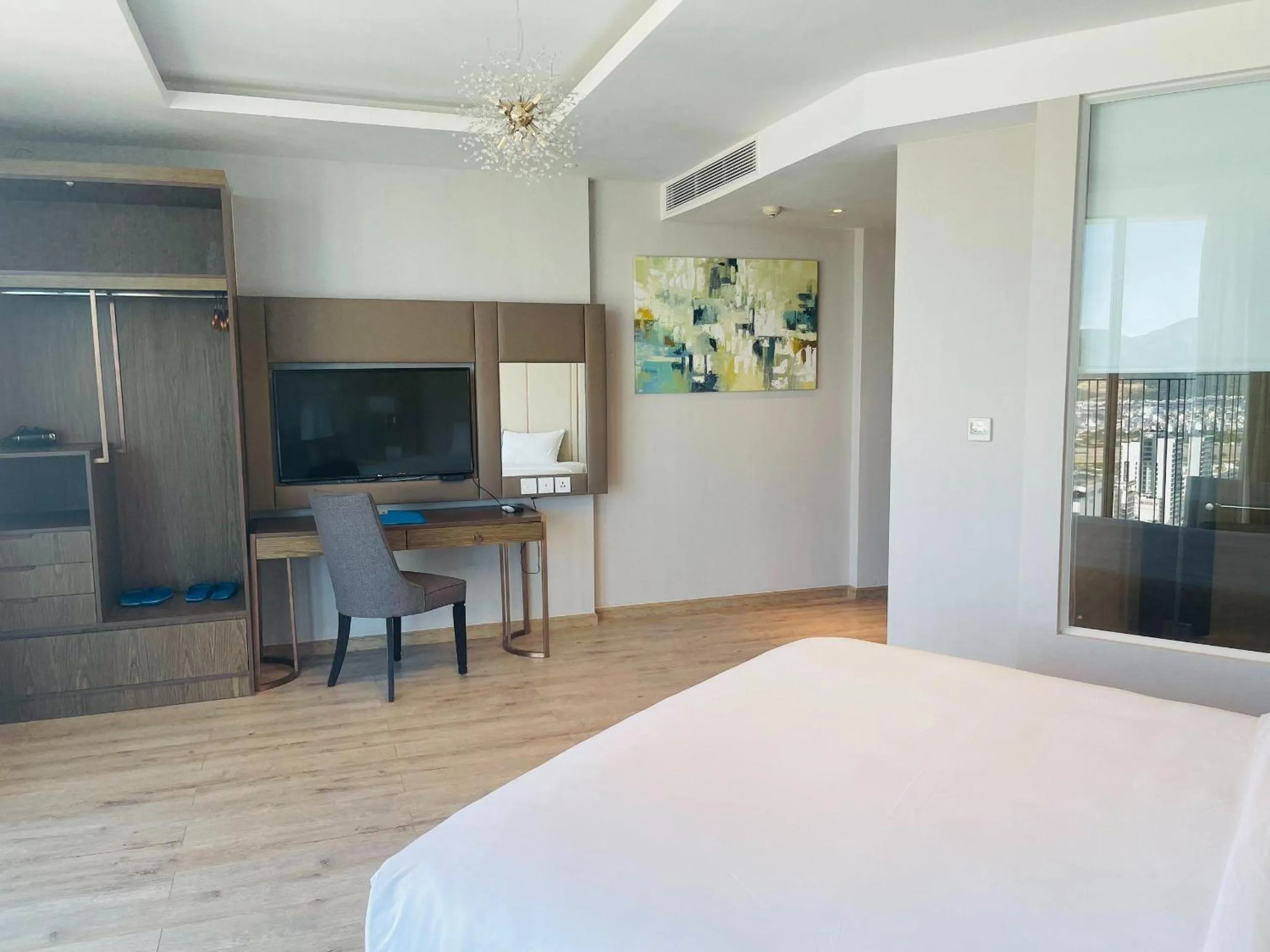 Bed in Holi Panorama Condotel