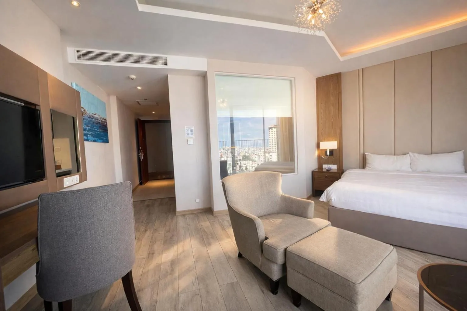 Bed in Holi Panorama Condotel