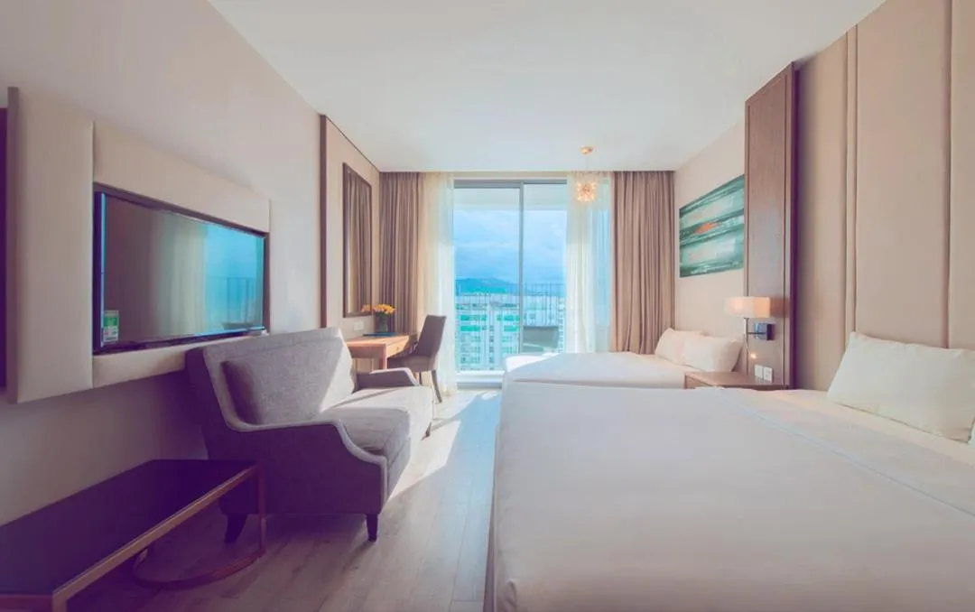 Bed in Holi Panorama Condotel