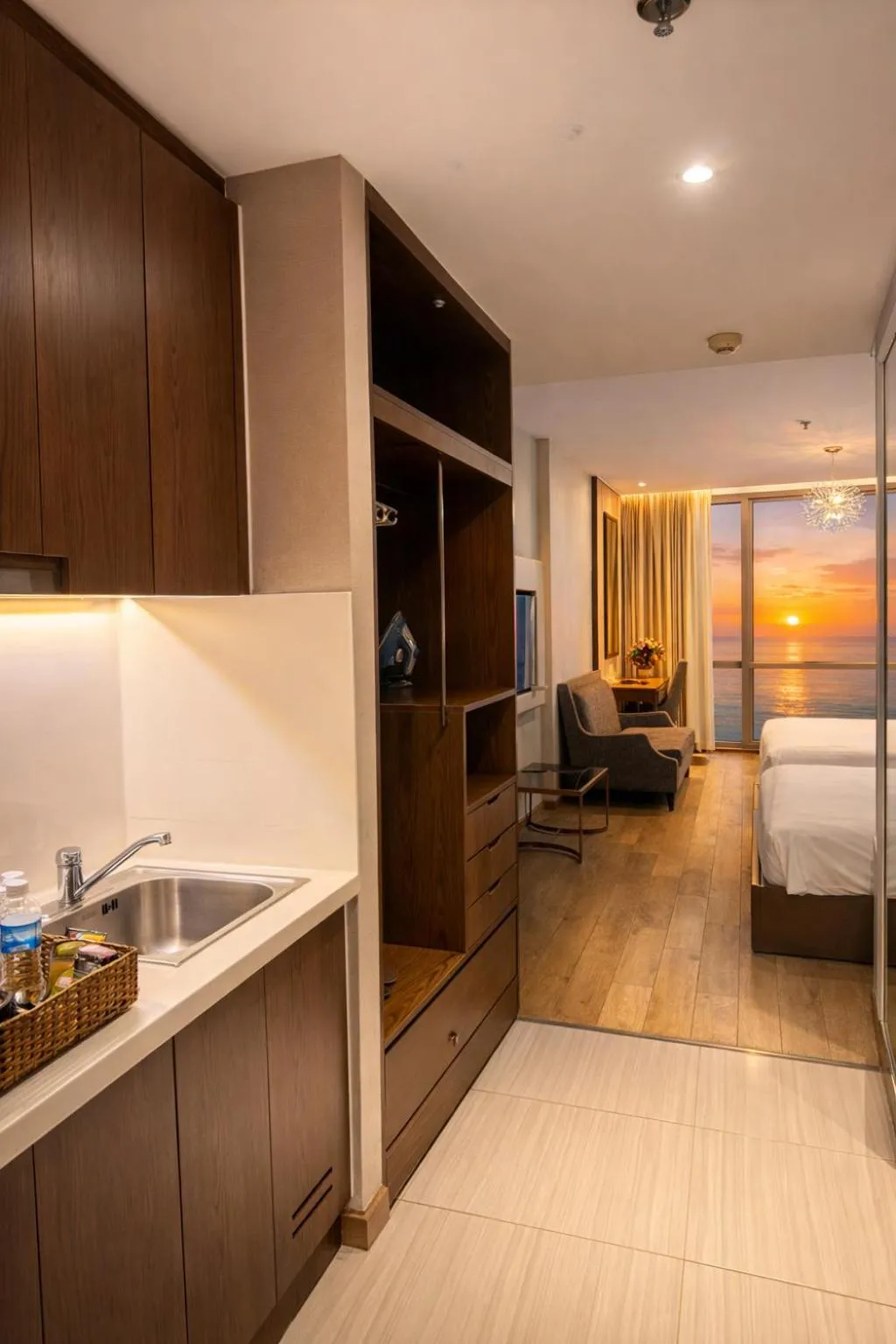 Bed in Holi Panorama Condotel