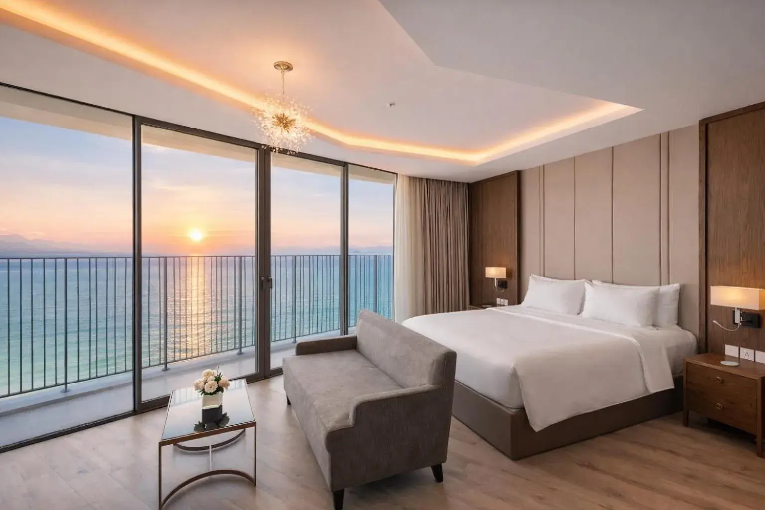 King Suite with Ocean View in Holi Panorama Condotel King Suite with Ocean View in Holi Panorama Condotel