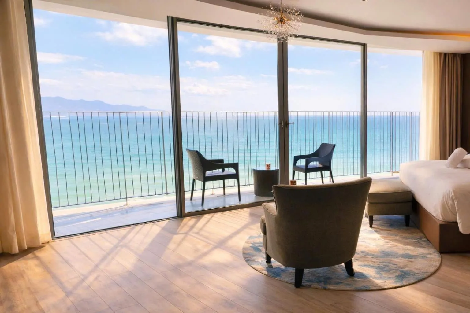 Bed in Holi Panorama Condotel