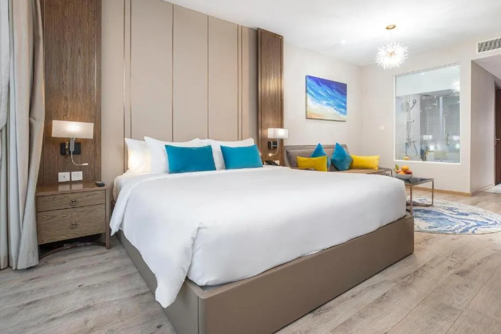 Bed in Holi Panorama Condotel