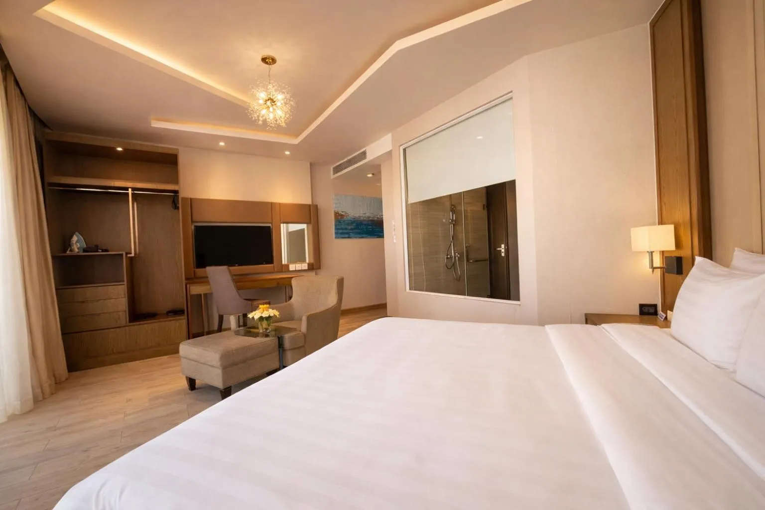 Bed in Holi Panorama Condotel