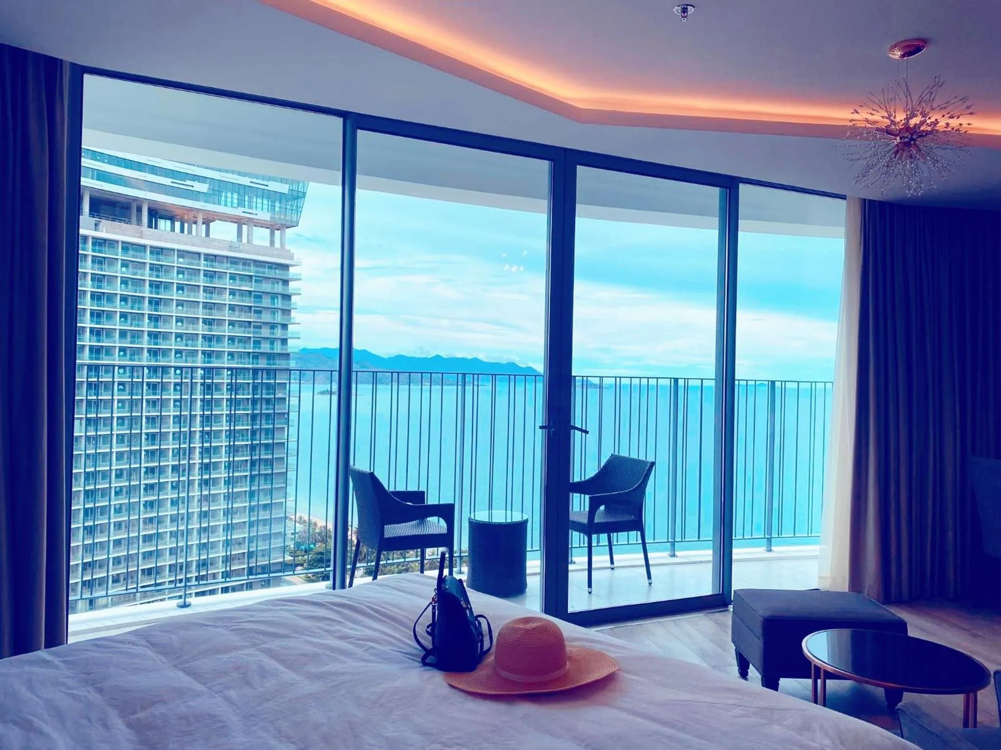 Bed in Holi Panorama Condotel