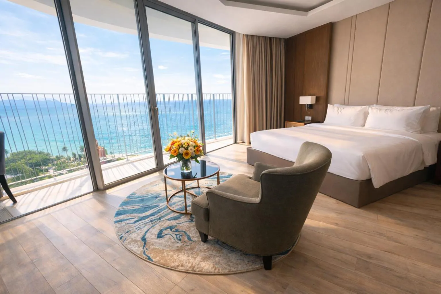 Bed in Holi Panorama Condotel