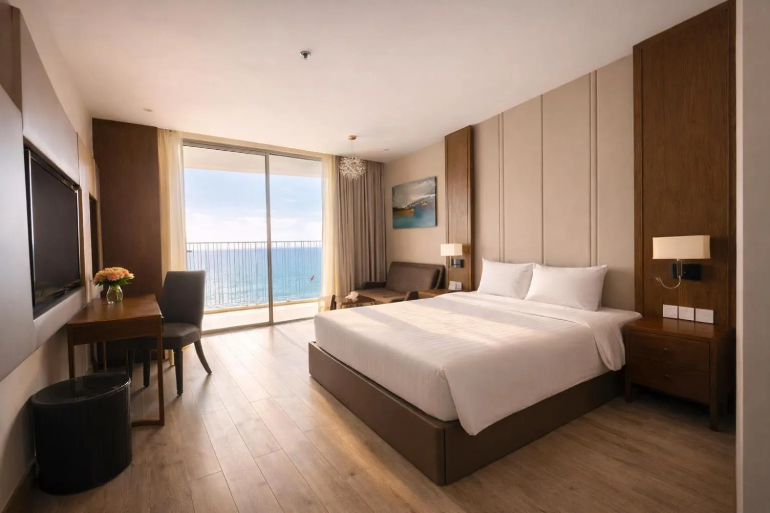 Bed in Holi Panorama Condotel