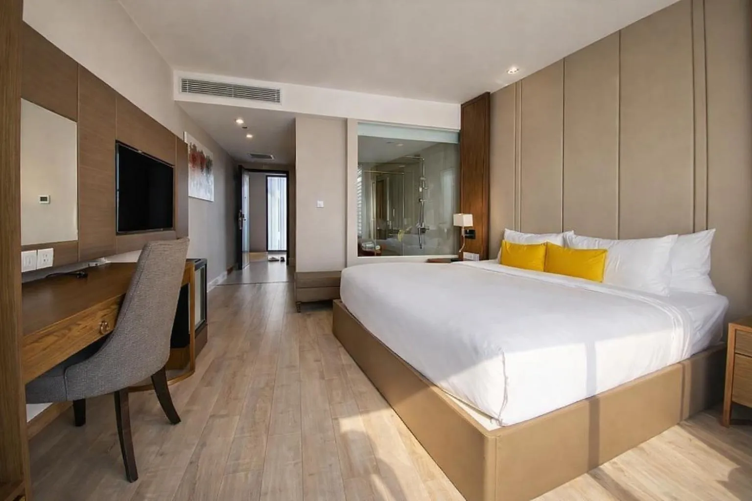 Bed in Holi Panorama Condotel