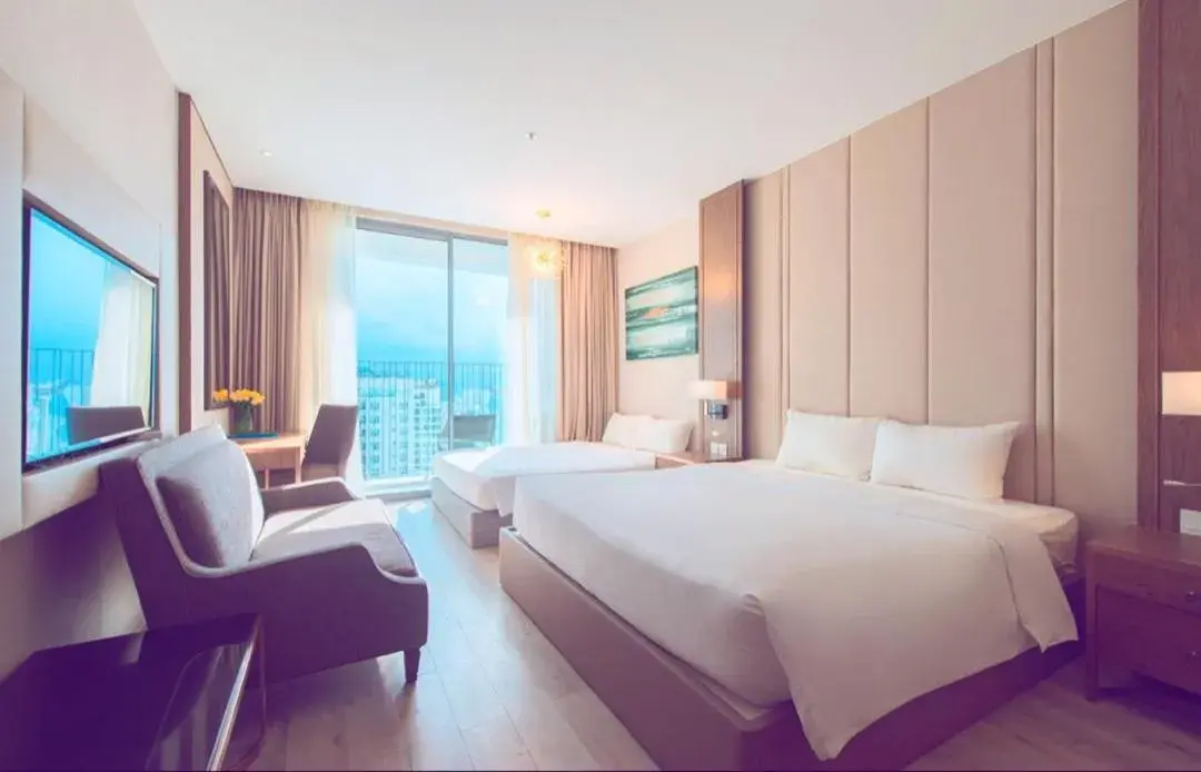 Family studio with city view - 2 queen beds in Holi Panorama Condotel Family studio with city view - 2 queen beds in Holi Panorama Condotel