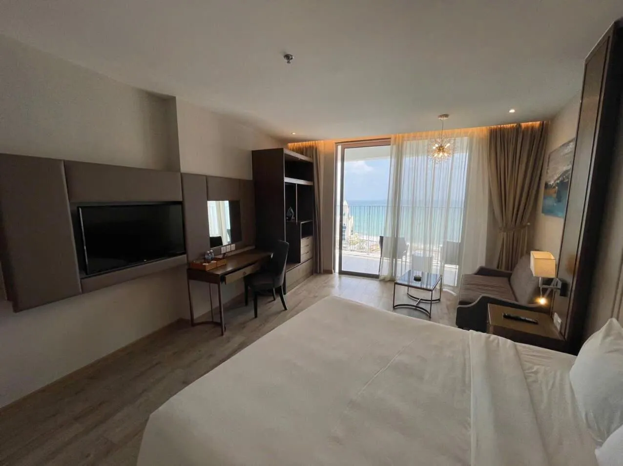 Bed in Holi Panorama Condotel