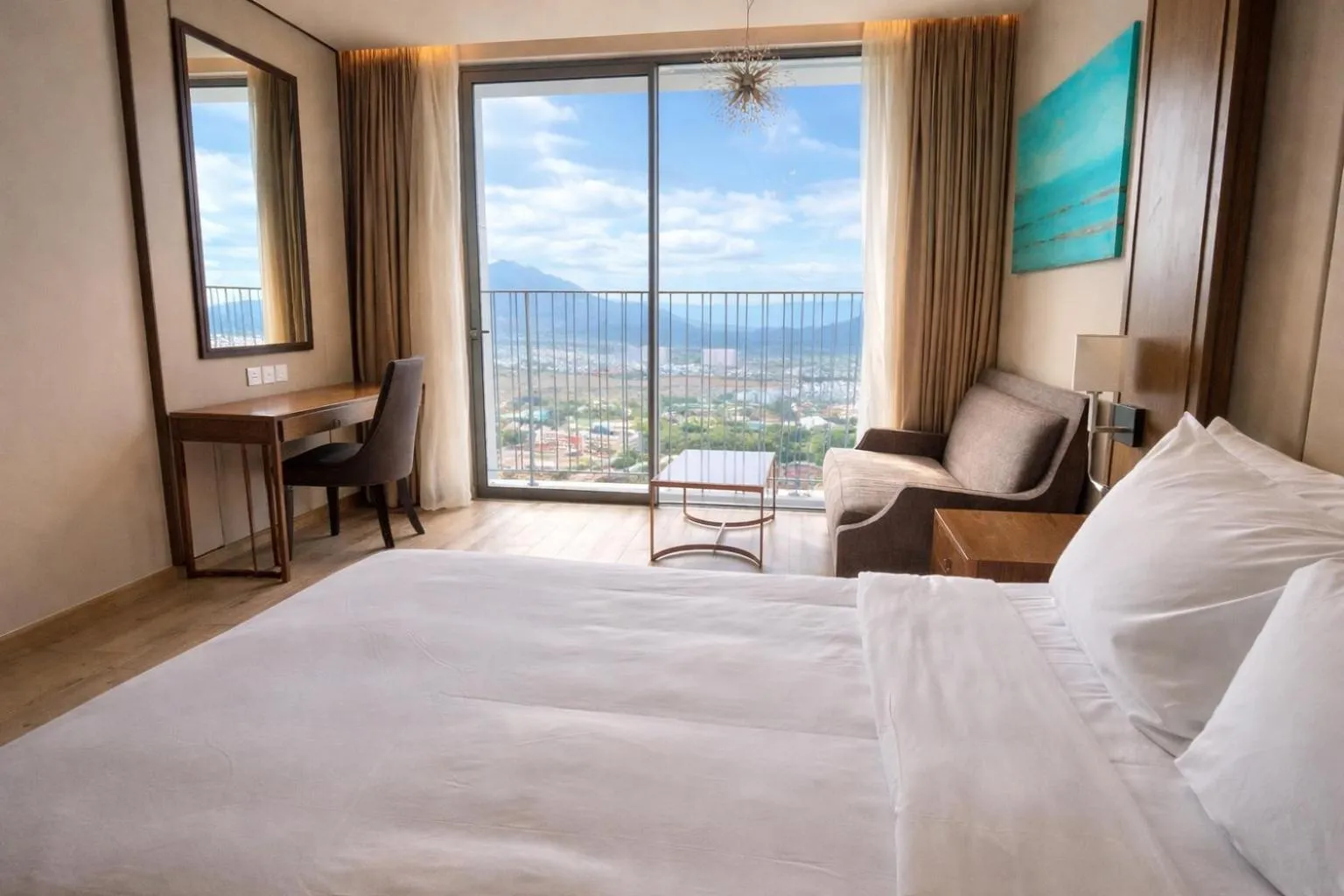 Bed in Holi Panorama Condotel