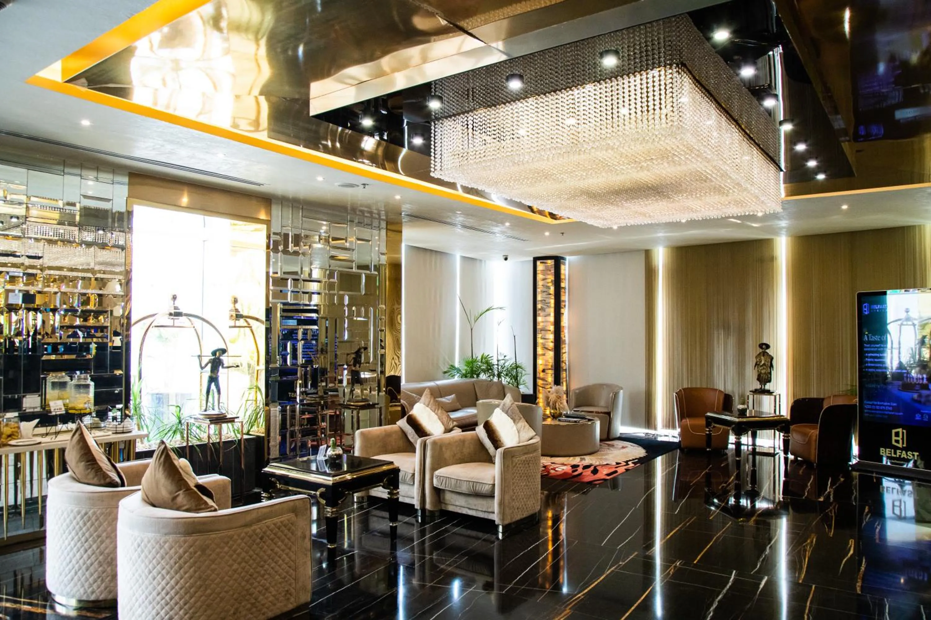 Lobby or reception in Number One Oxford Street Hotel & Suites