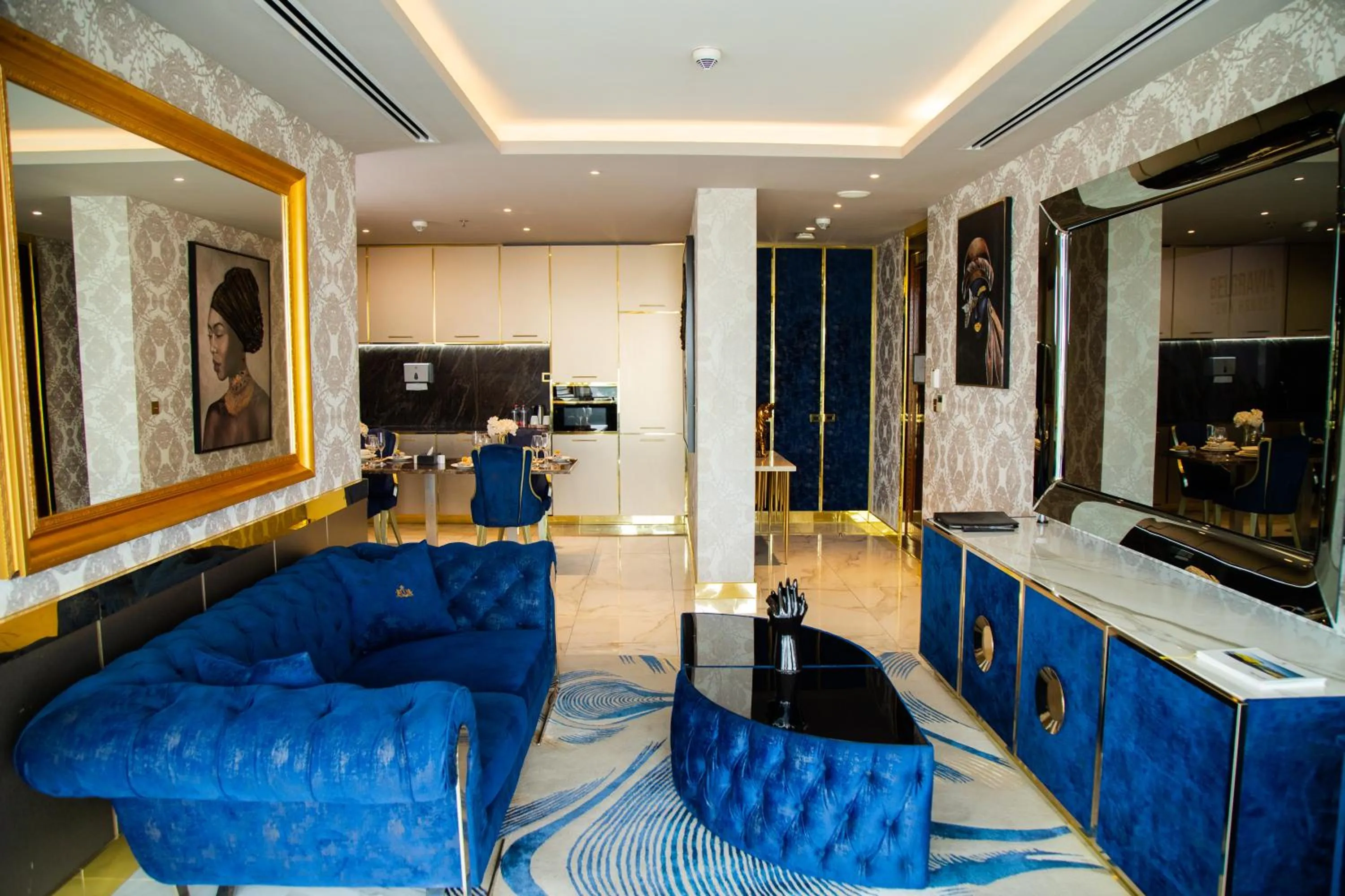 Living room in Number One Oxford Street Hotel & Suites