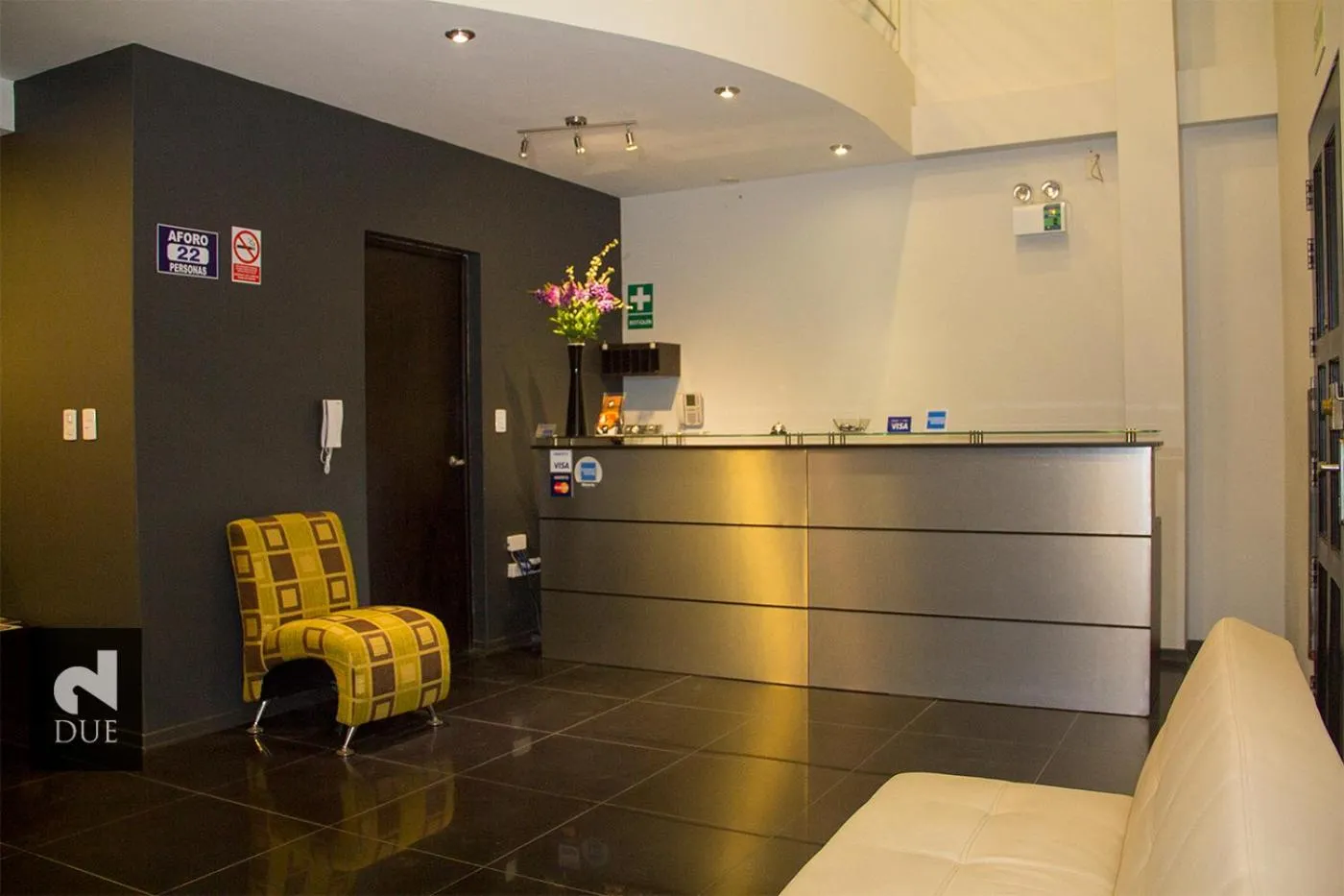 Lobby or reception in Due