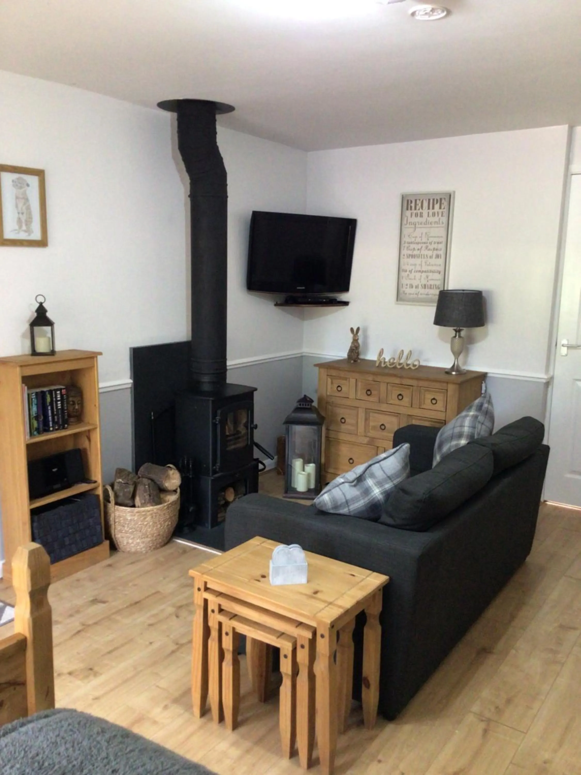 Seating area in Meerkat Manor