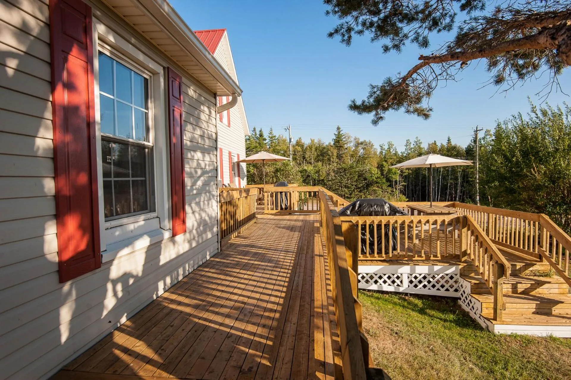 Patio in Cavendish Lodge & Cottages