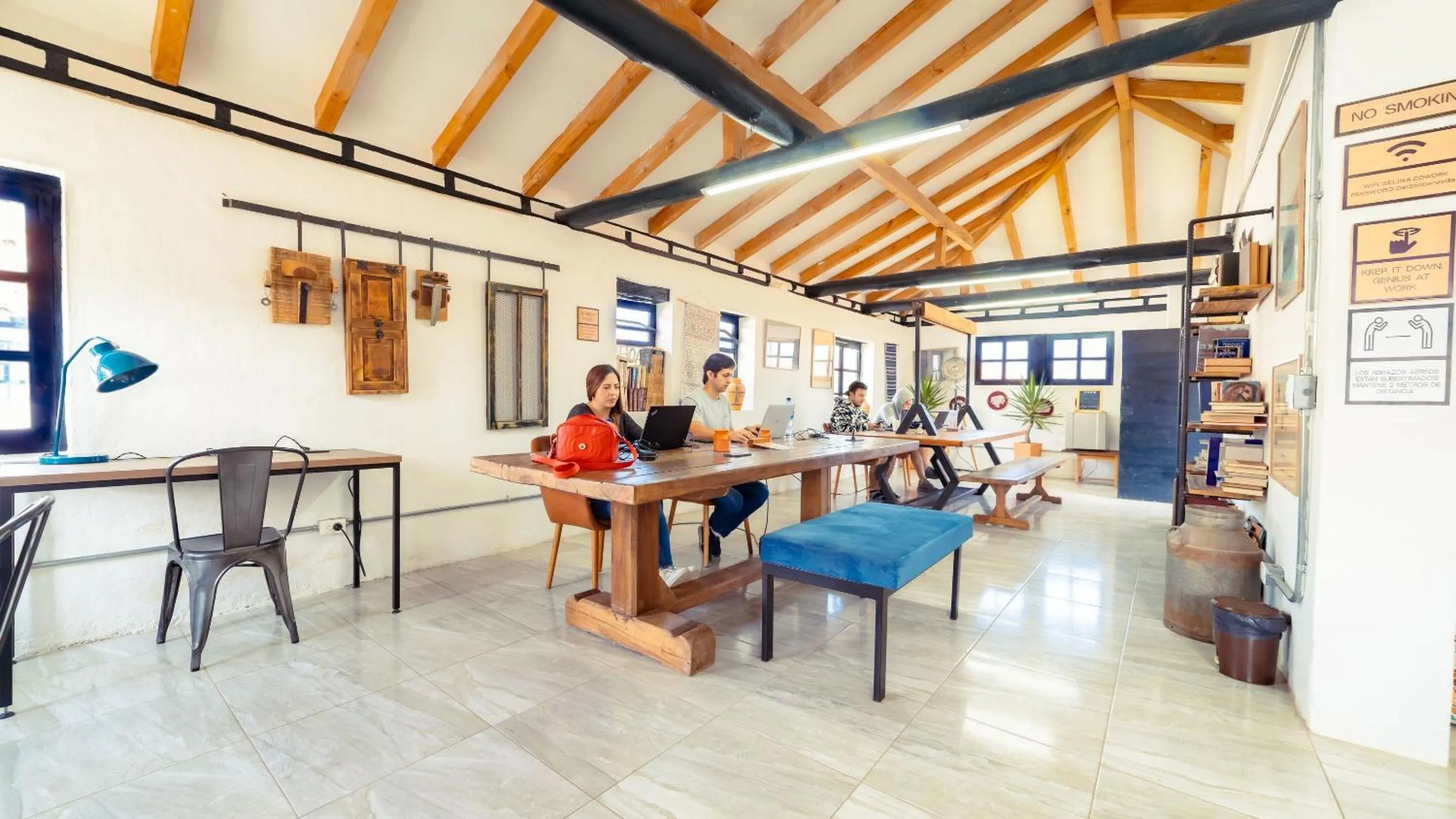Seating area in Hotel Aceitunos