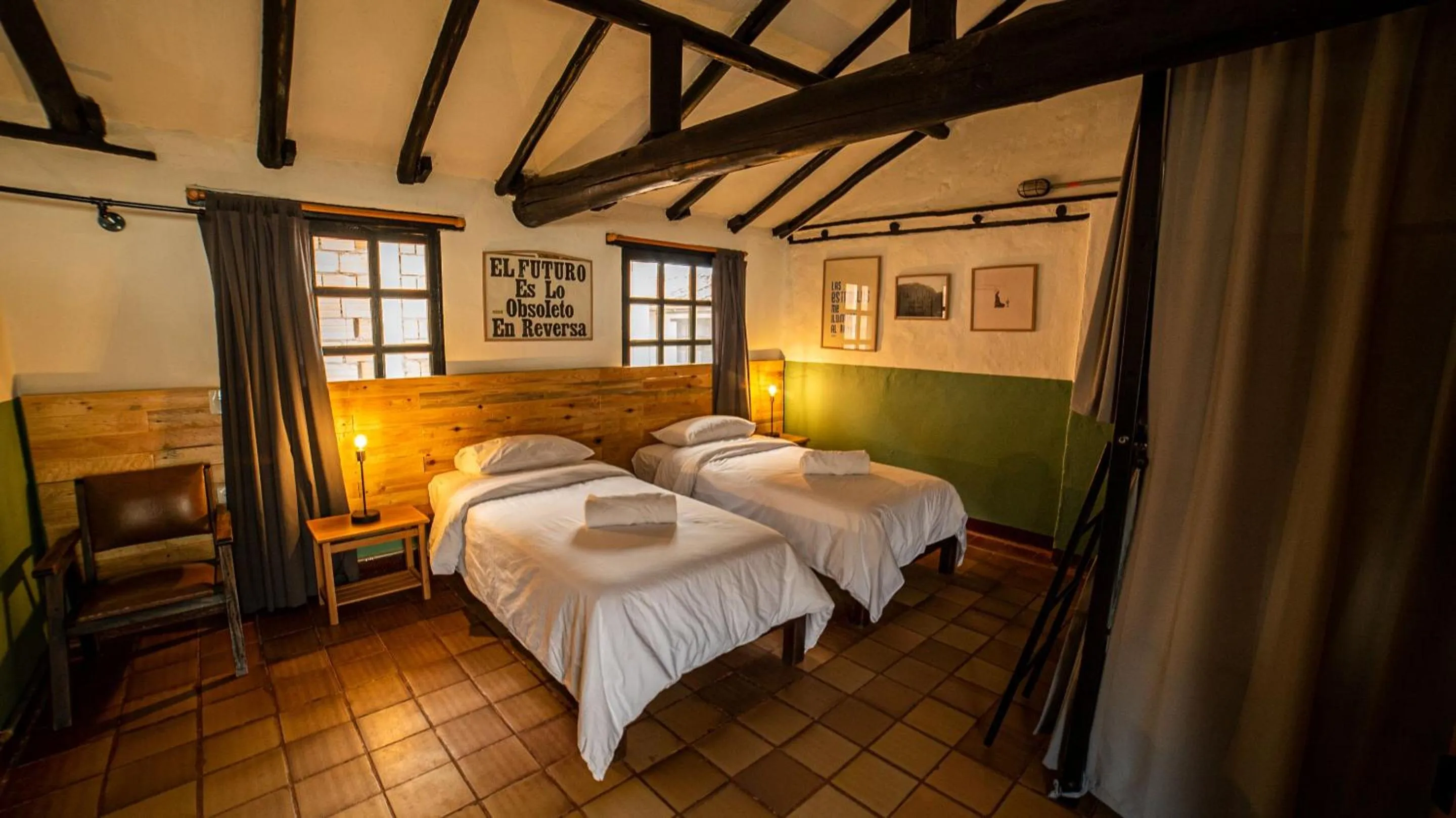 Bed in Hotel Aceitunos