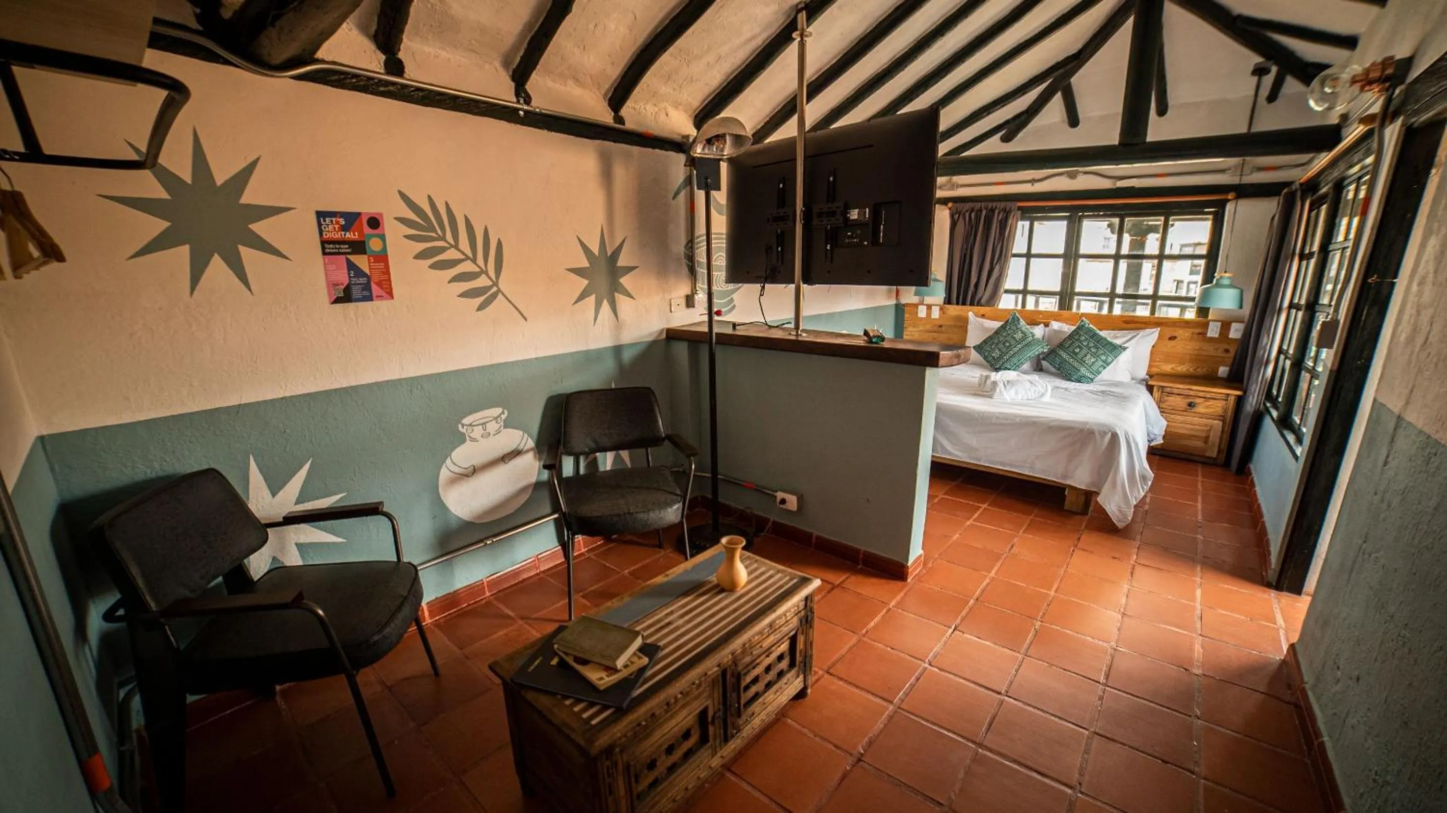 Bed in Hotel Aceitunos