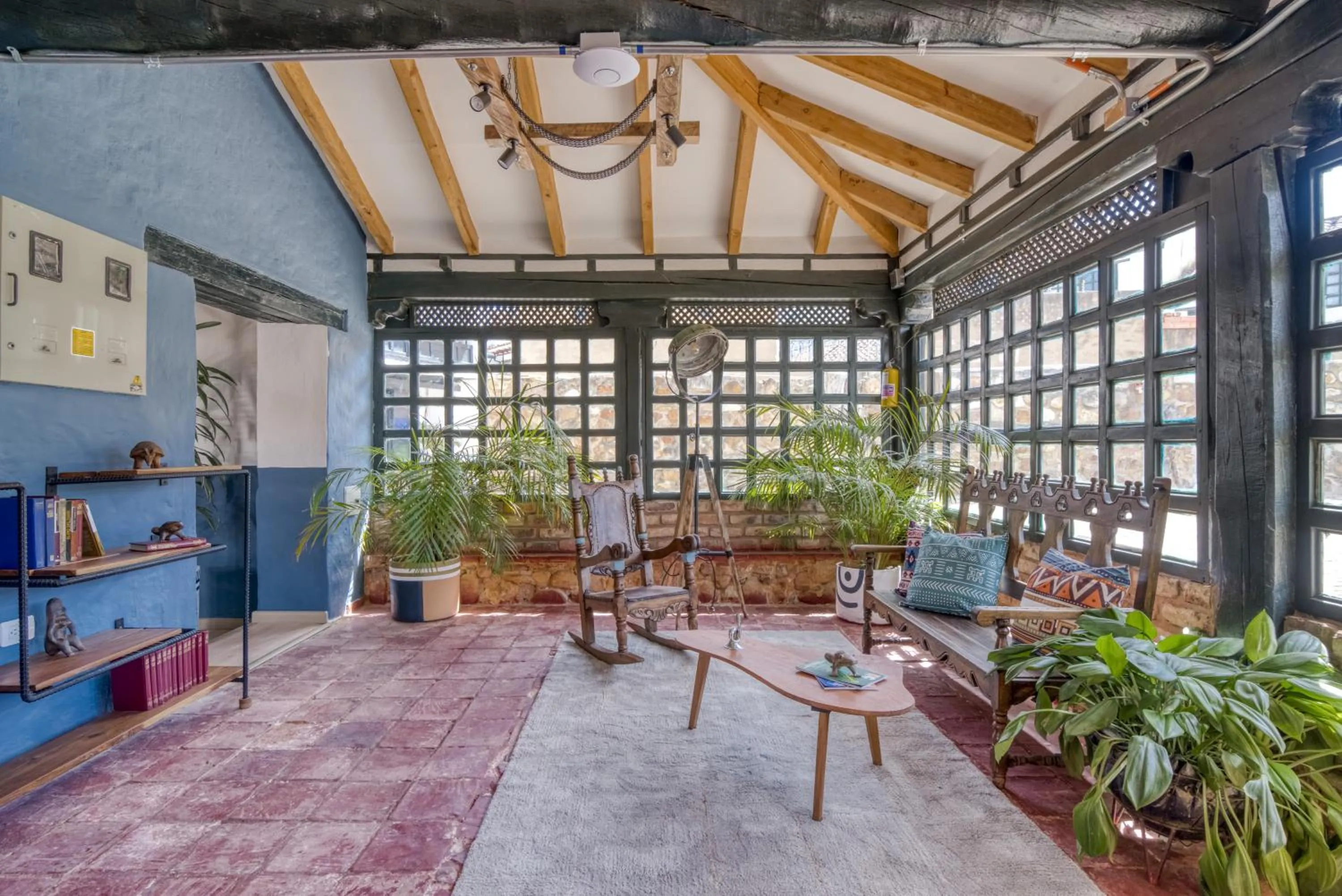 Seating area in Hotel Aceitunos