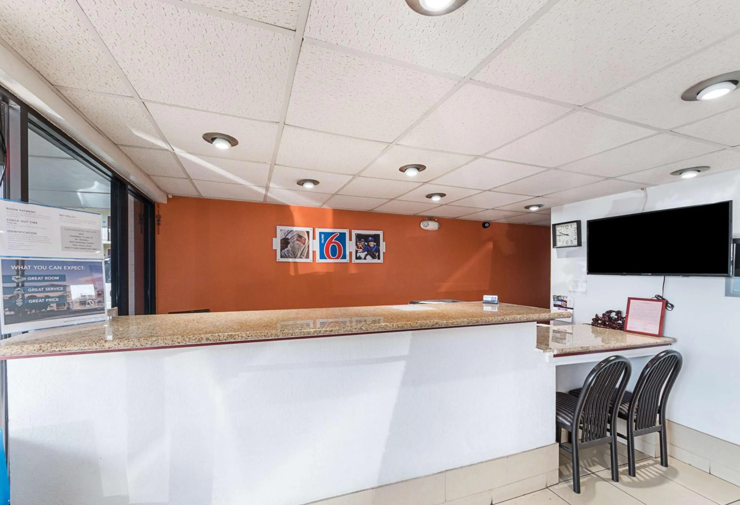 Lobby or reception in Motel 6 San Antonio TX I10 West