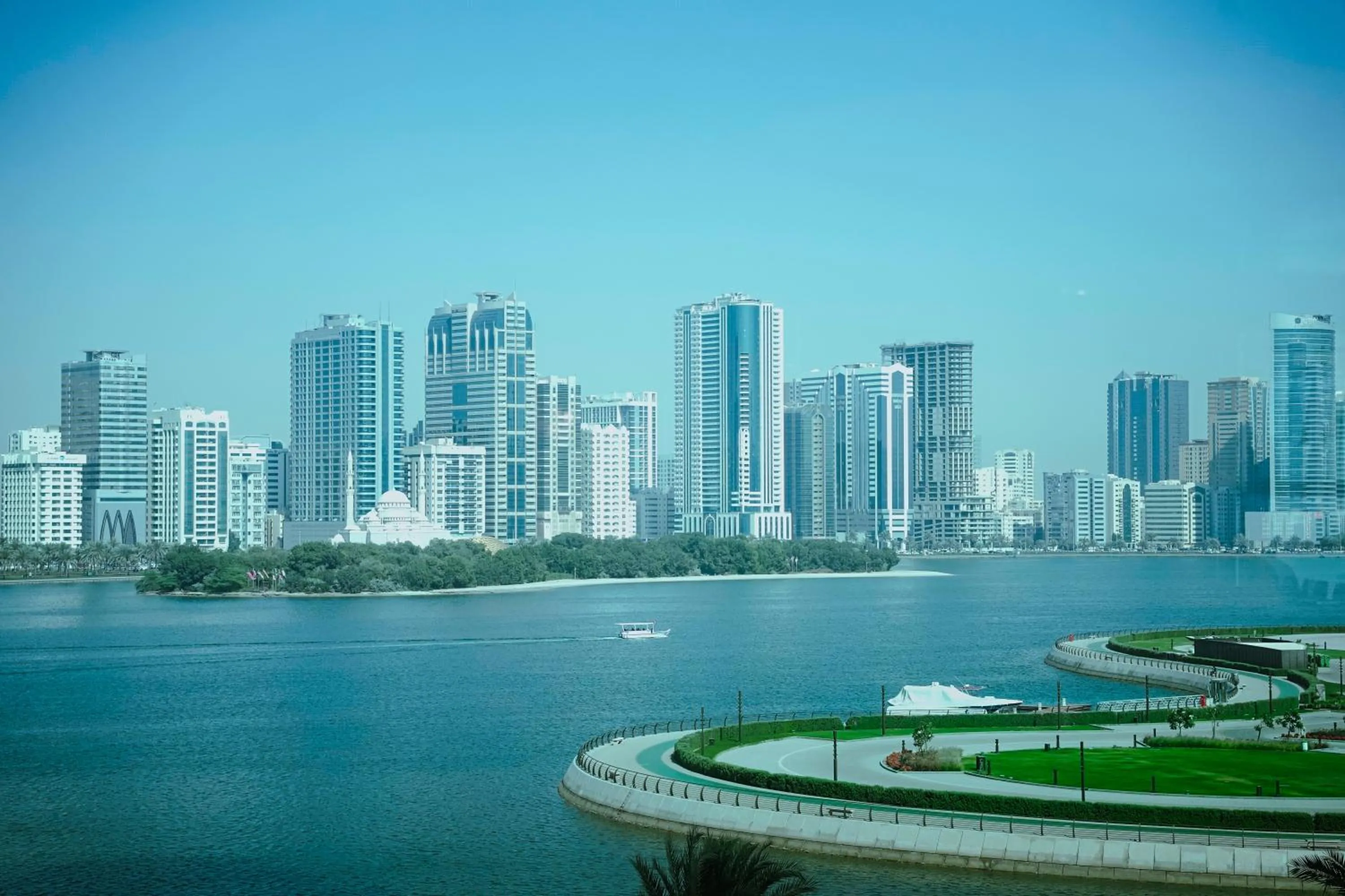 Lake view in Copthorne Hotel Sharjah