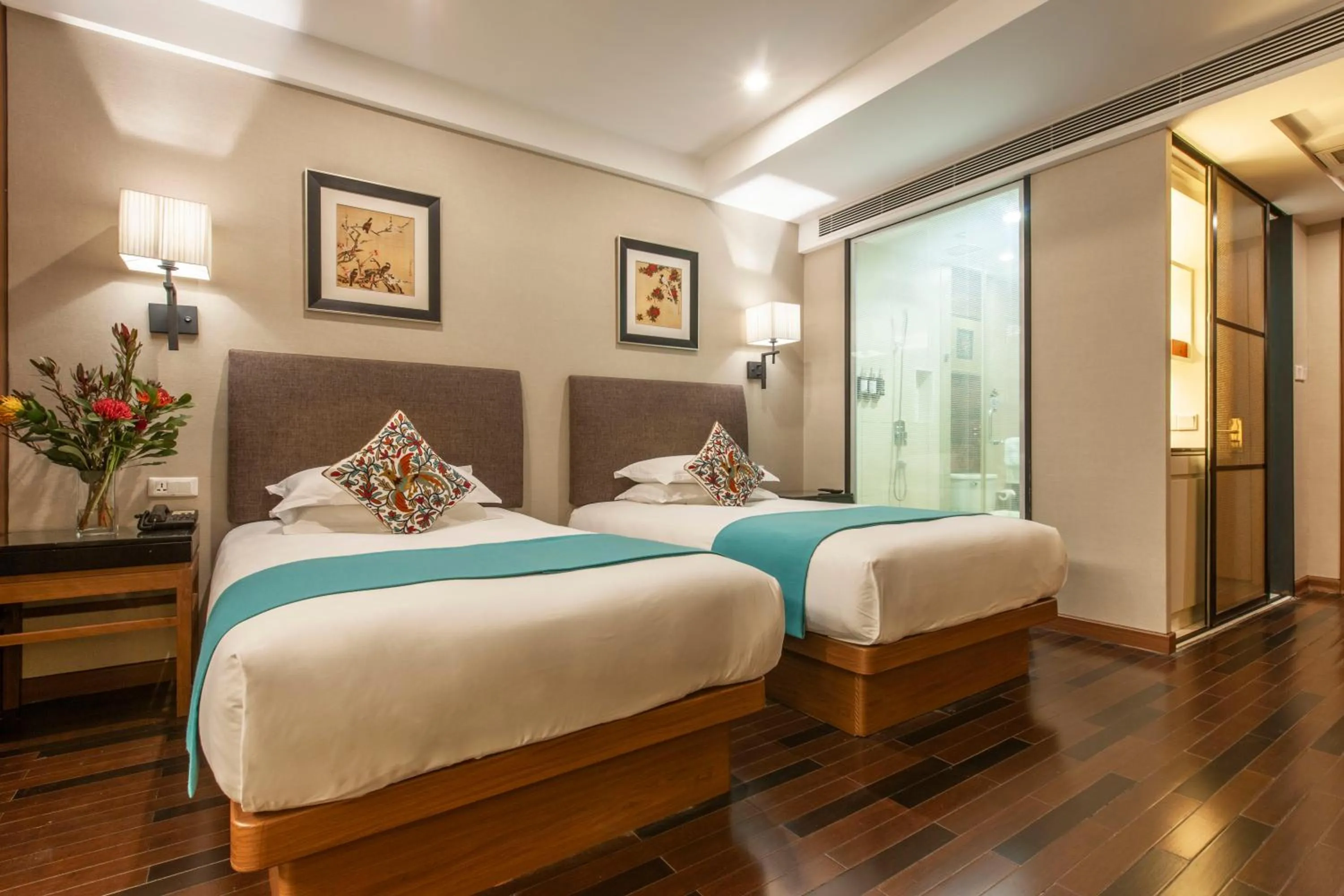 On site, Bed in SSAW Boutique Hotel Hefei Intime Centre