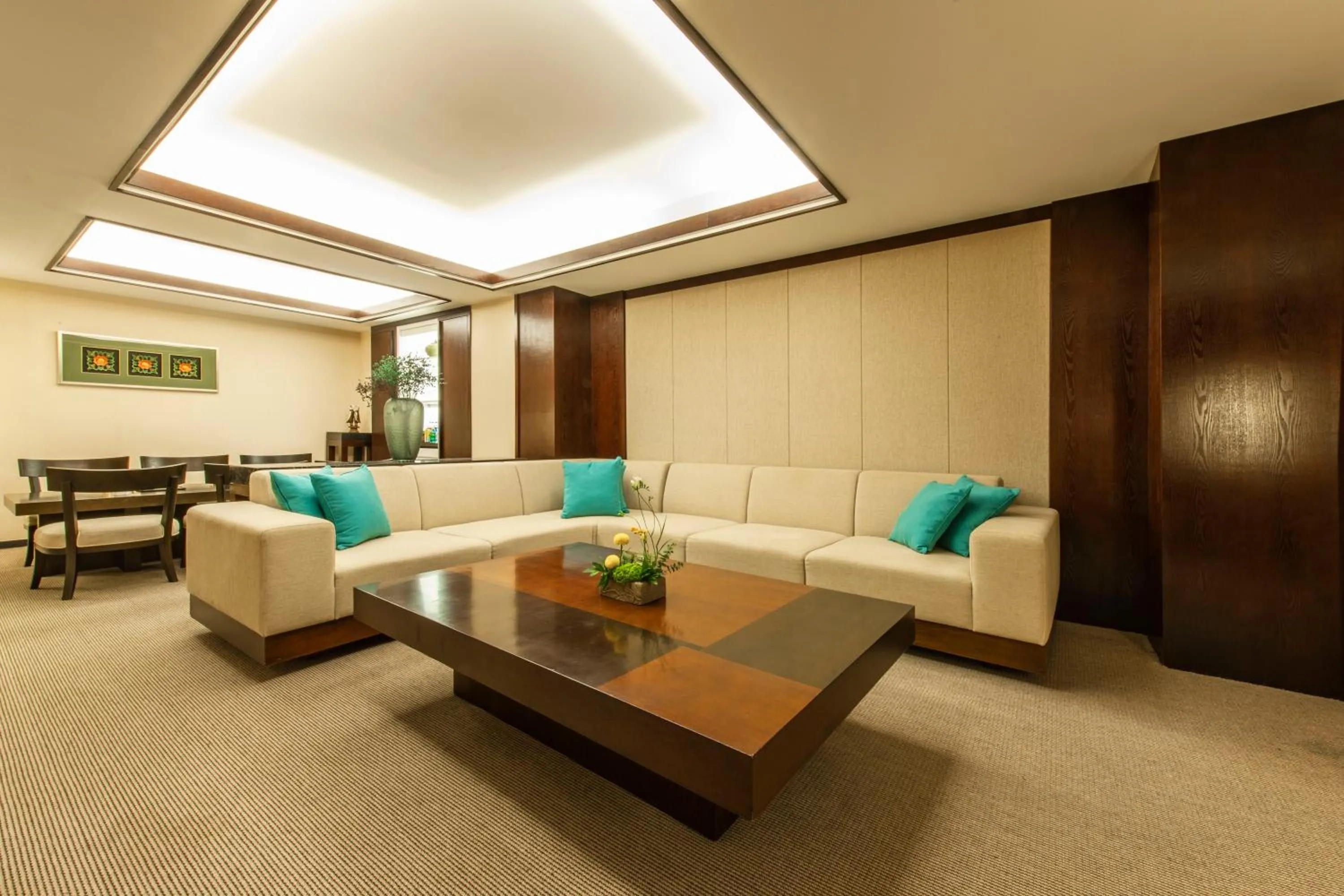 Living room in SSAW Boutique Hotel Hefei Intime Centre