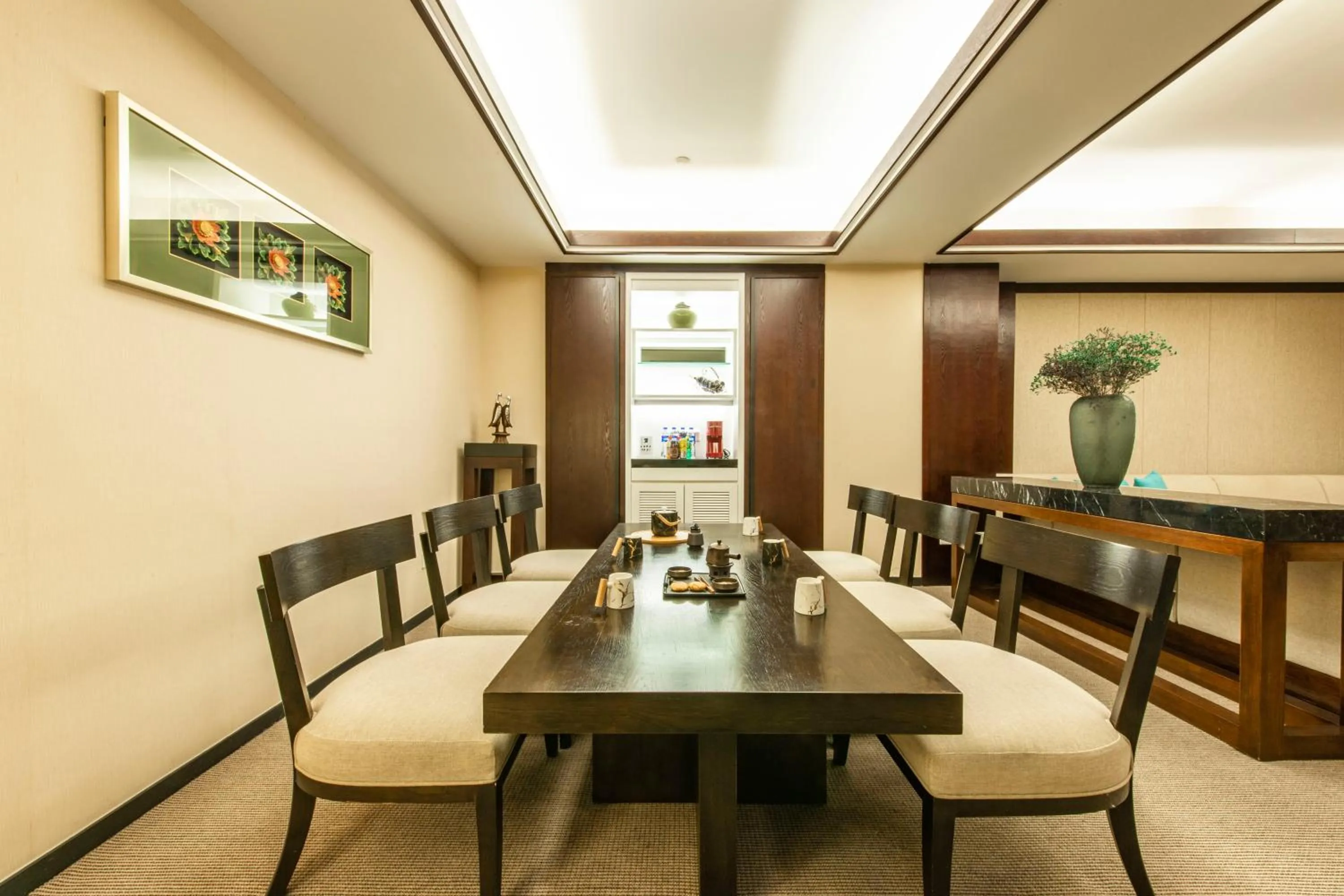 Living room in SSAW Boutique Hotel Hefei Intime Centre