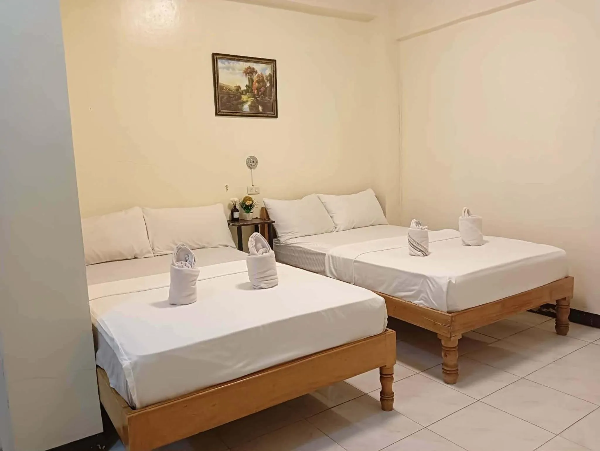 Bed in Constrell Pension House