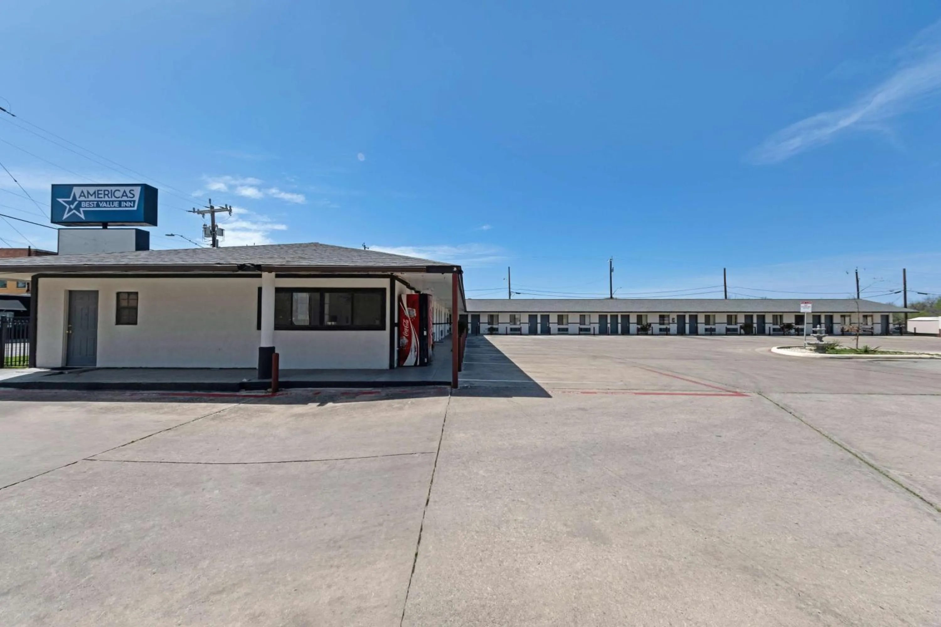 Property building in Americas Best Value Inn San Antonio Downtown Riverwalk