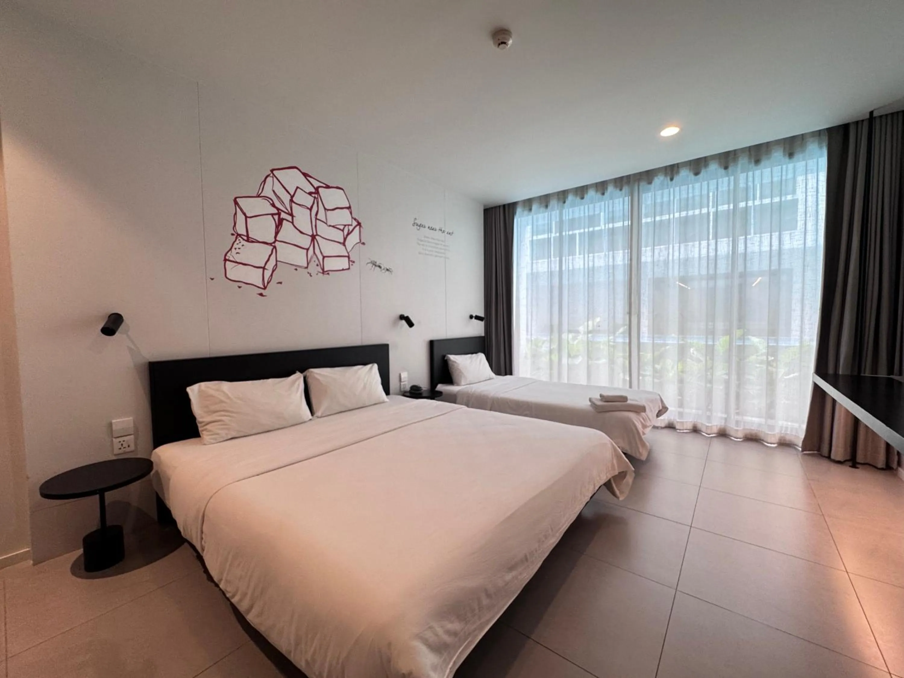 Bed in CHERN Bangkok