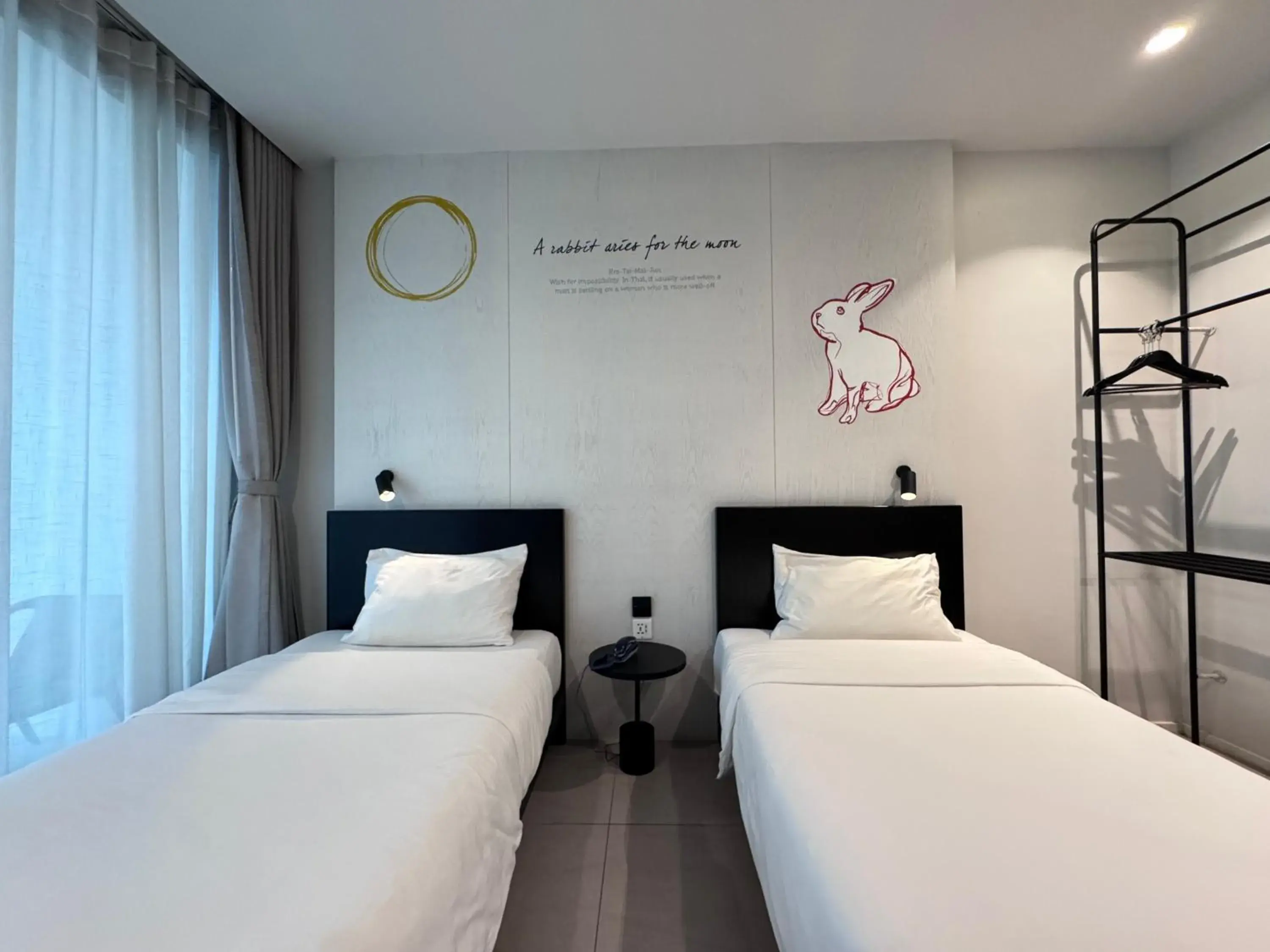 Twin Room with Balcony in CHERN Bangkok Twin Room with Balcony in CHERN Bangkok