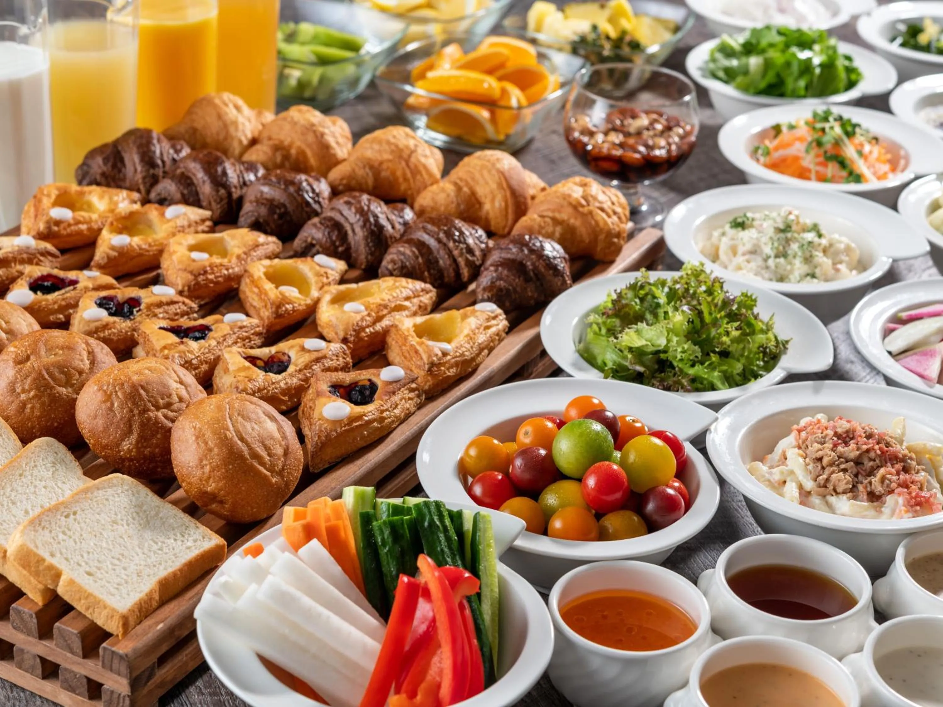 Breakfast in KAMENOI HOTEL Yamato Heguri