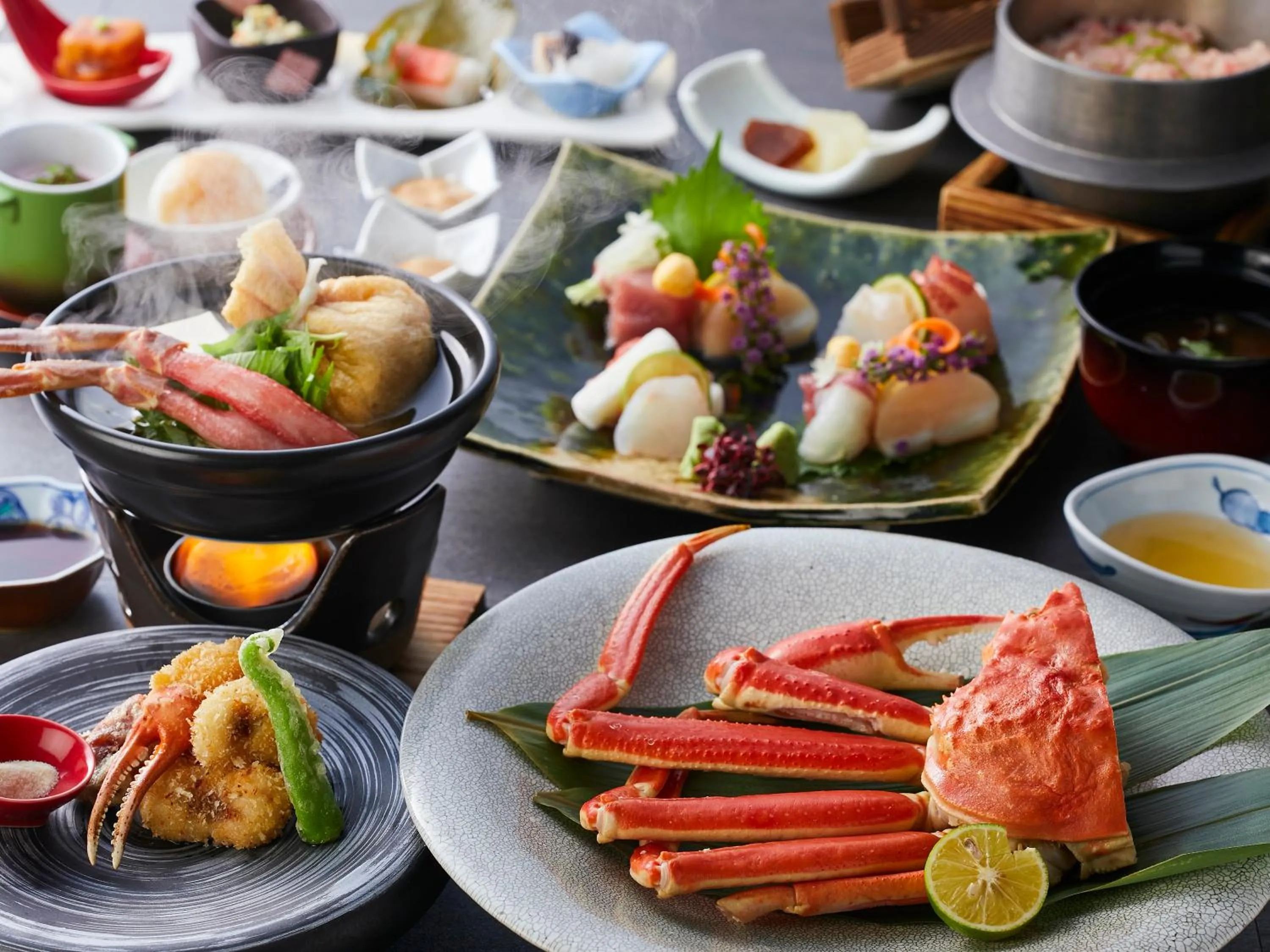 Dinner in KAMENOI HOTEL Yamato Heguri