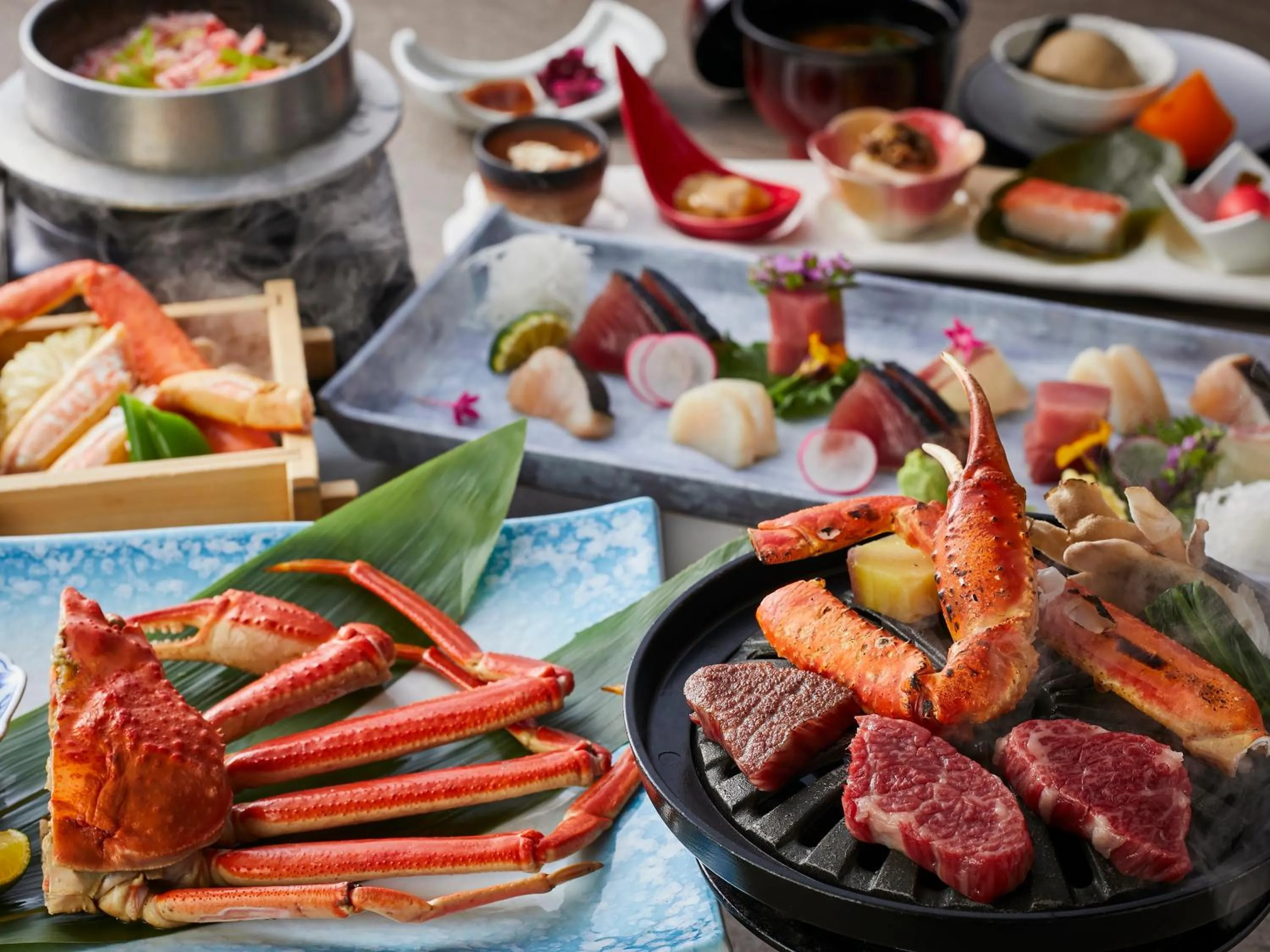 Dinner in KAMENOI HOTEL Yamato Heguri