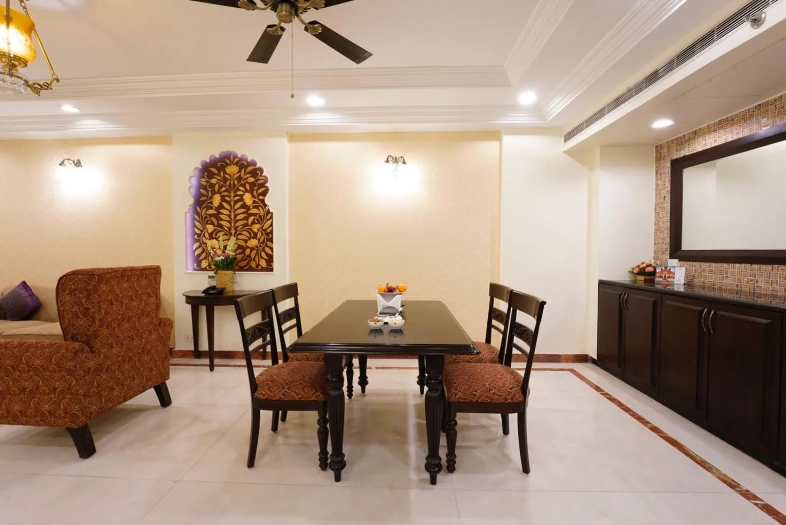 Living room in Shree Vallabh Vilas Lords Plaza Nathdwara - Pure Veg