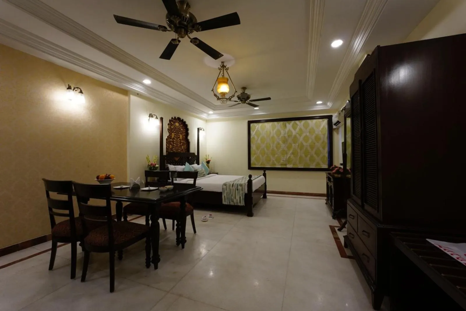 Bed in Shree Vallabh Vilas Lords Plaza Nathdwara - Pure Veg