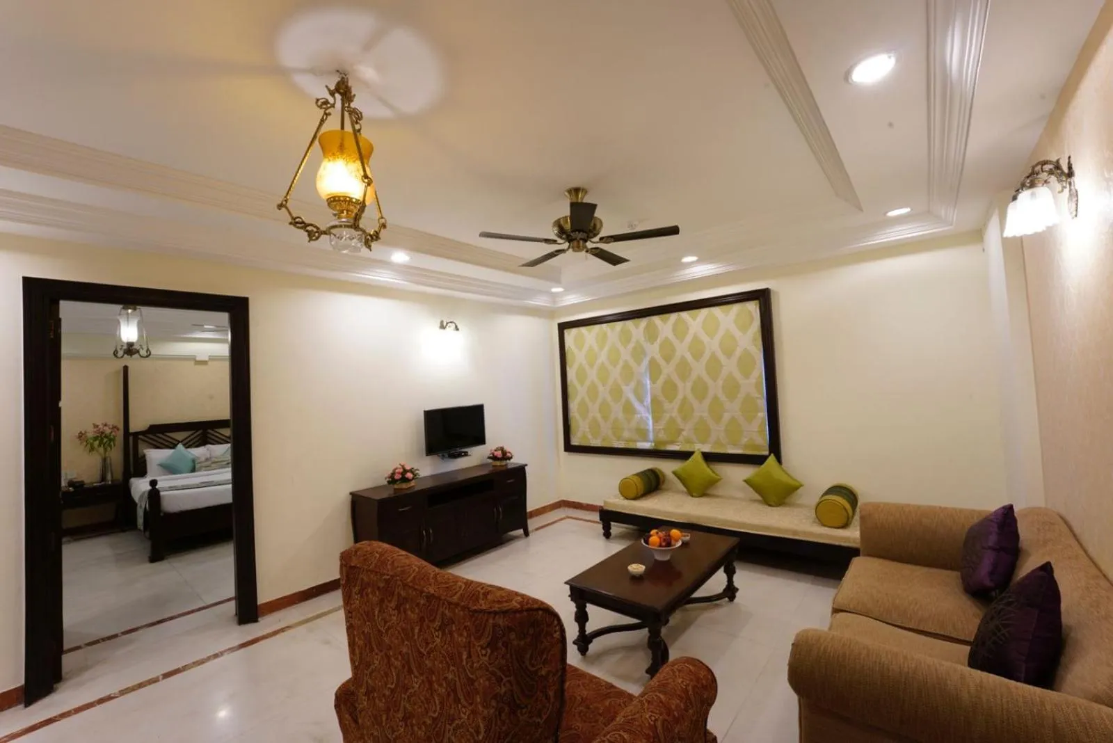 Living room in Shree Vallabh Vilas Lords Plaza Nathdwara - Pure Veg
