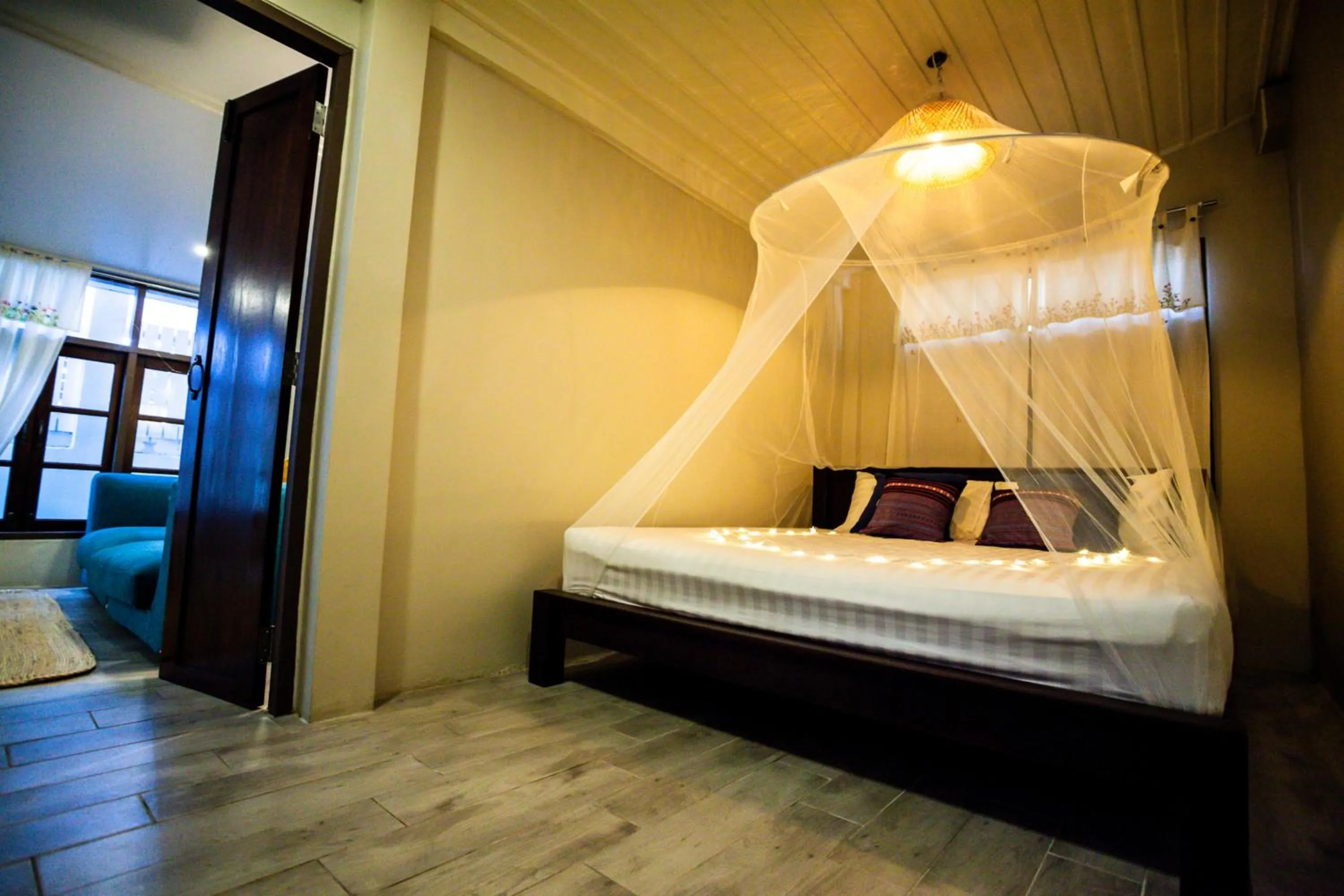 Bed in Baan Suan Krung Kao