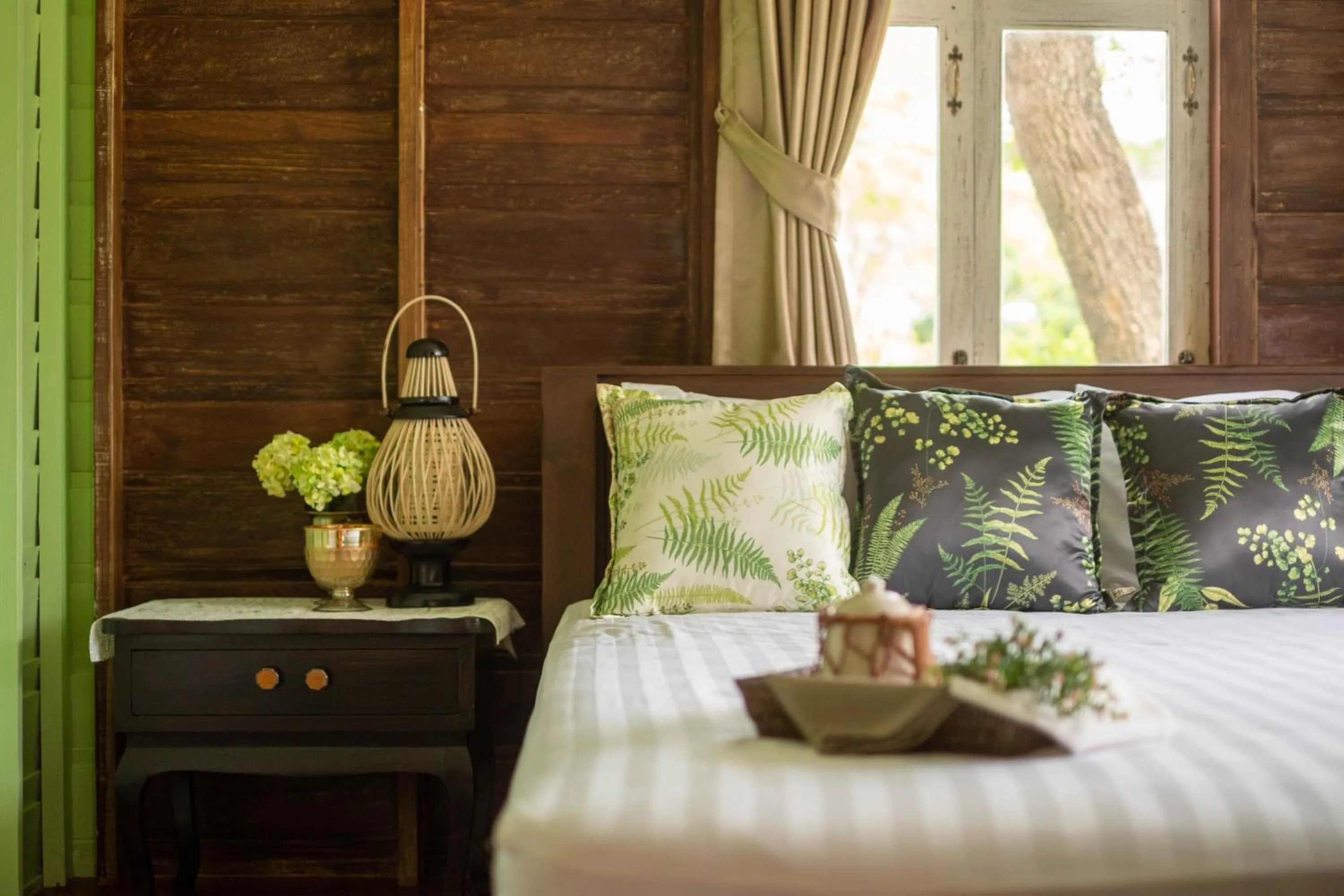 Bed in Baan Suan Krung Kao